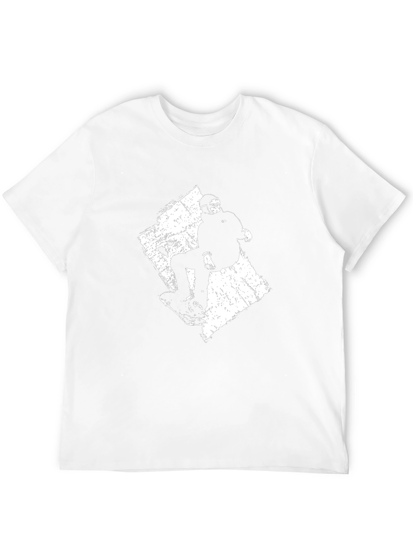 Snowboard Graphic Tee - Black Cotton T-Shirt