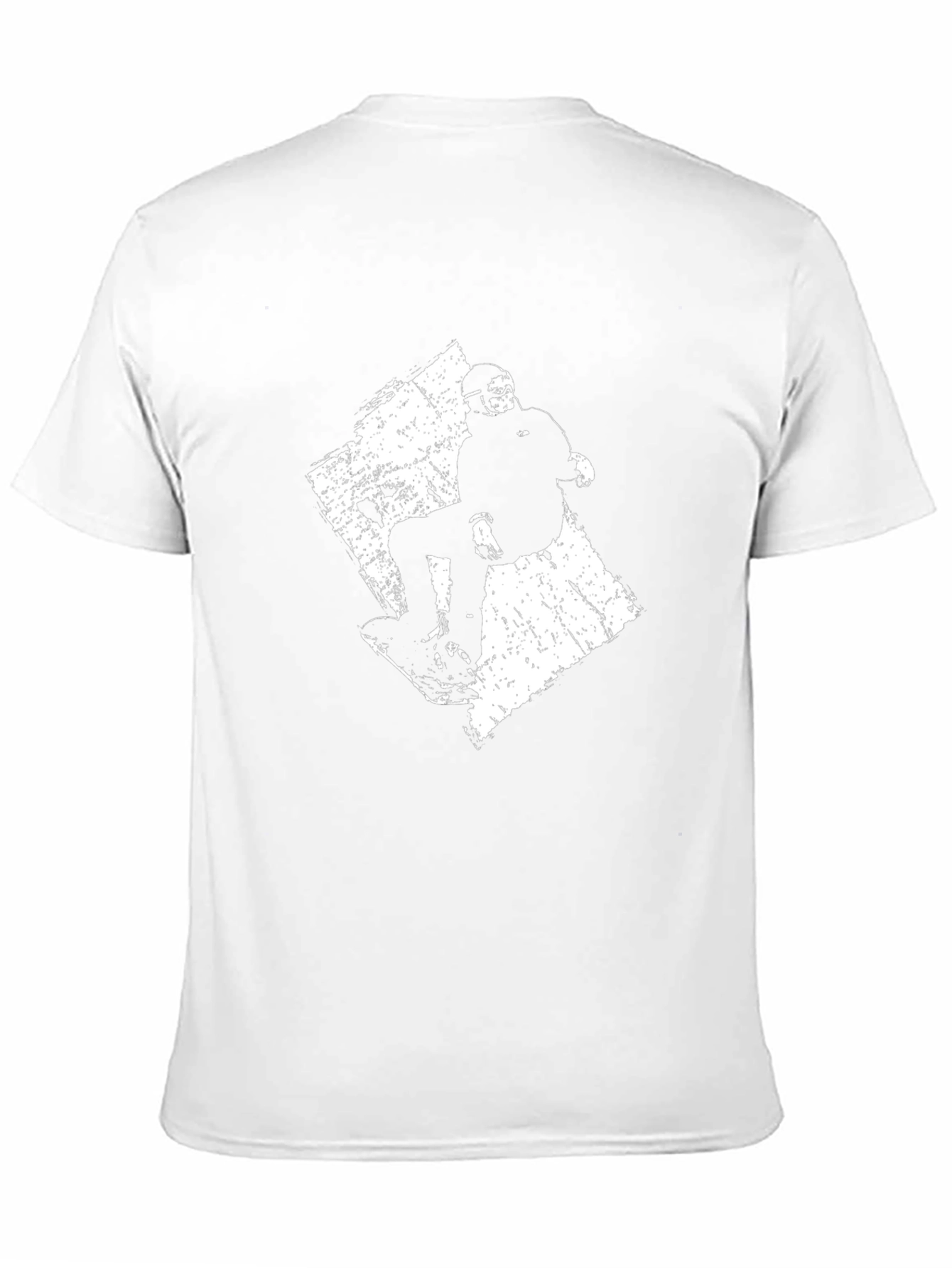 Snowboard Graphic Tee - Black Cotton T-Shirt
