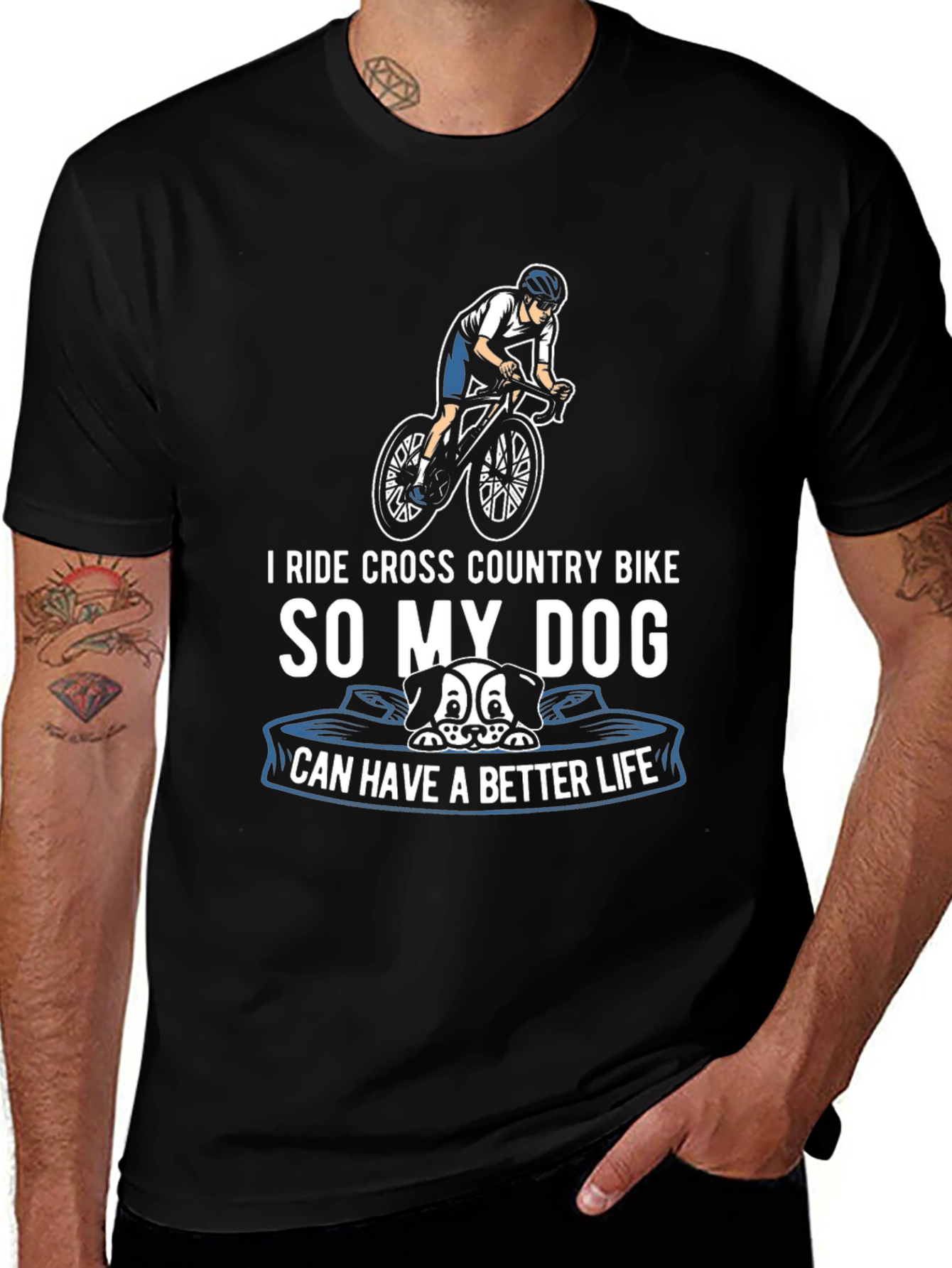 Dog Lover Cycling T-Shirt - Better Life Design