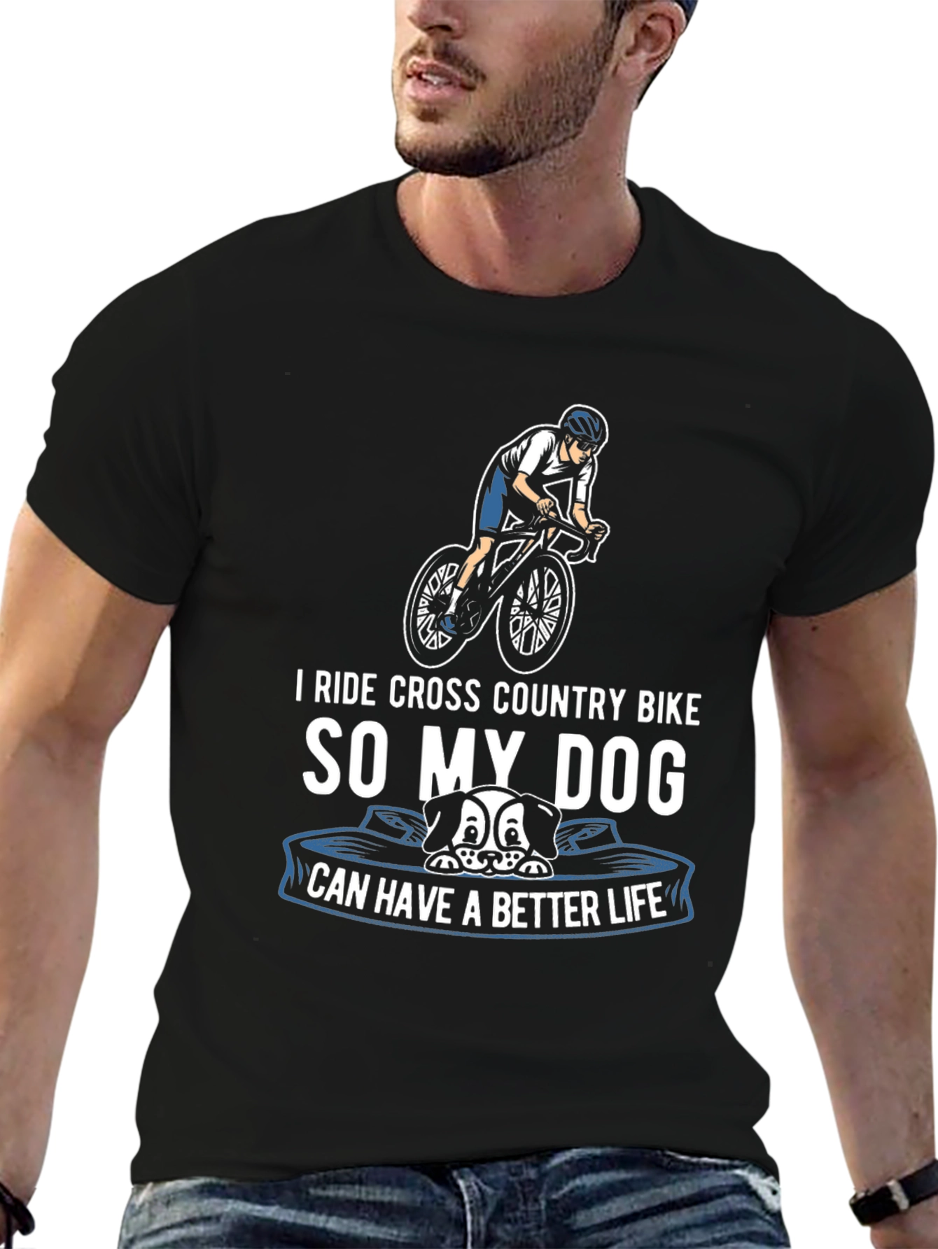 Dog Lover Cycling T-Shirt - Better Life Design