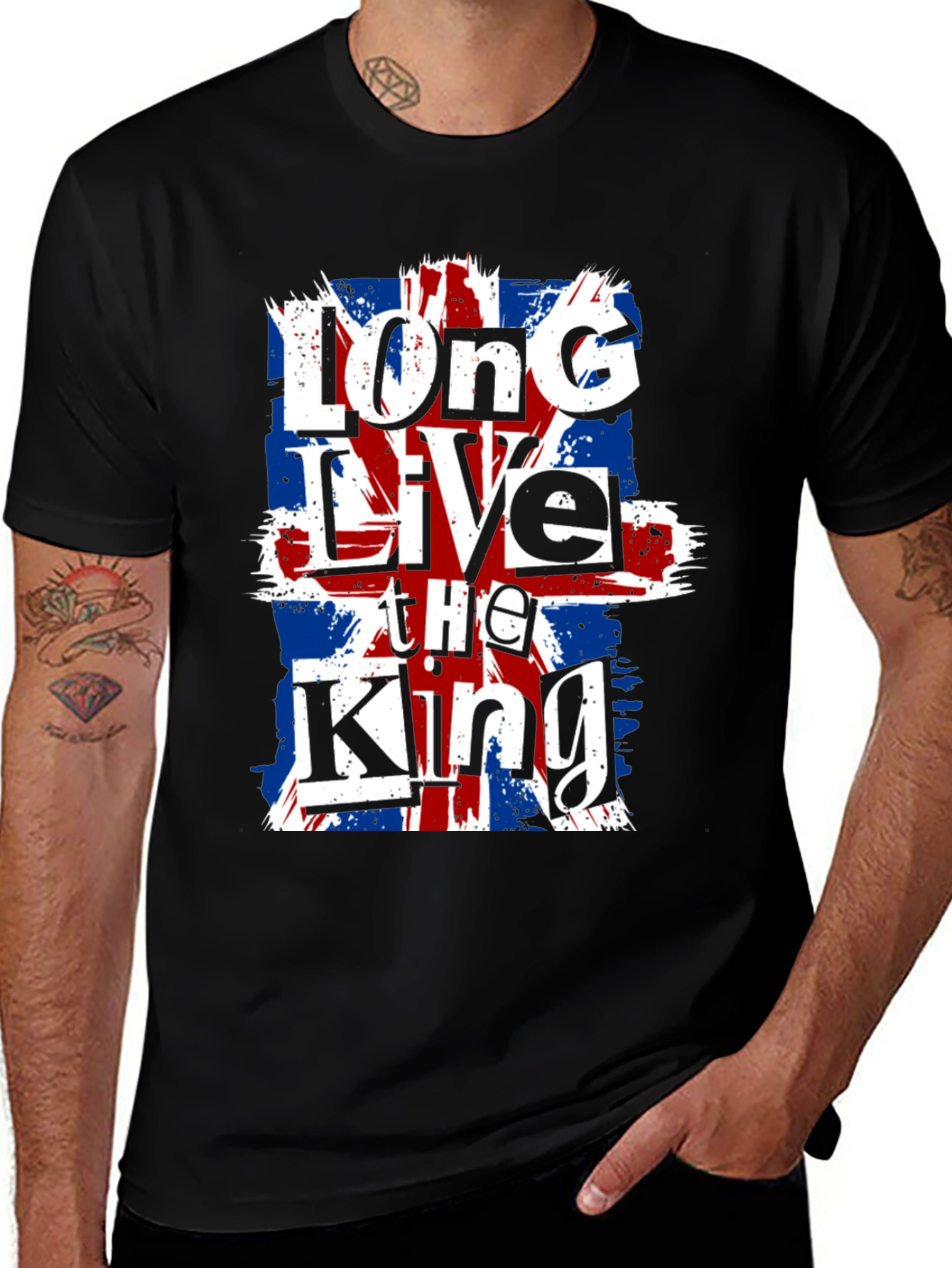 Long Live the King Union Jack T-Shirt