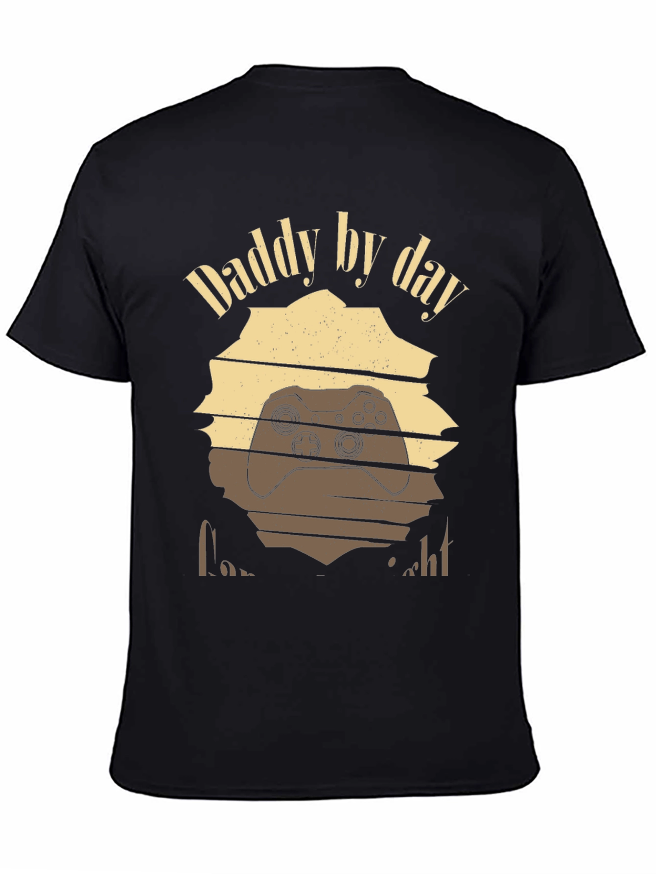 Daddy By Day Gamer By Night Graphic Tee