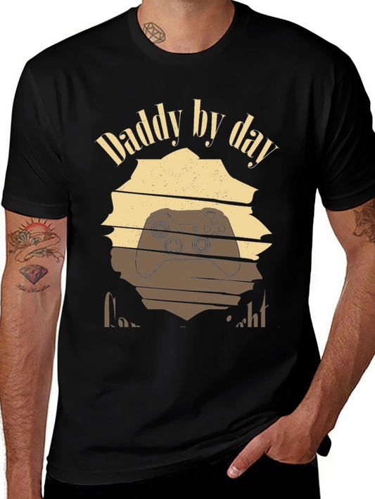 Daddy By Day Gamer By Night Graphic Tee