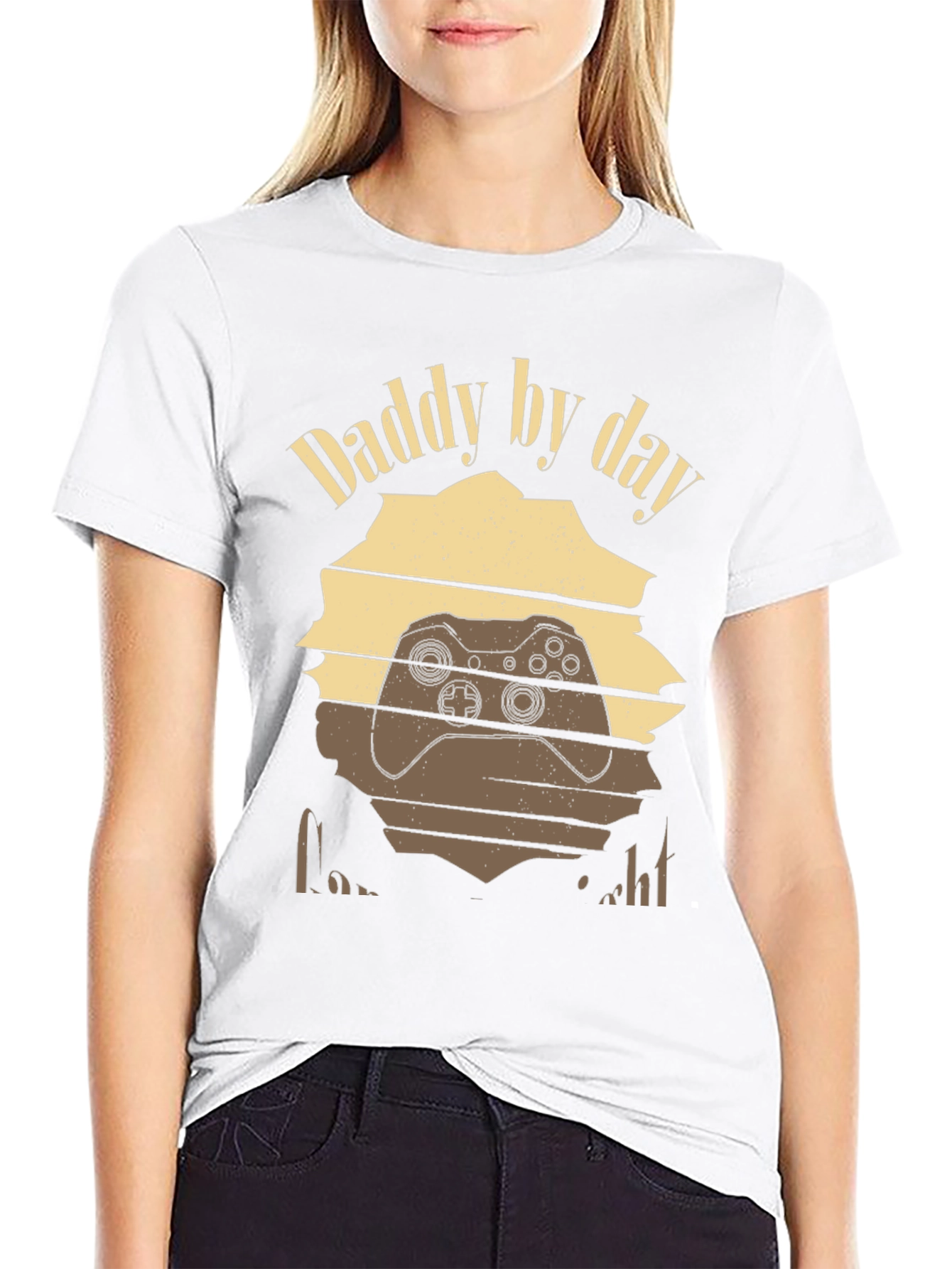 Daddy By Day Gamer By Night Graphic Tee