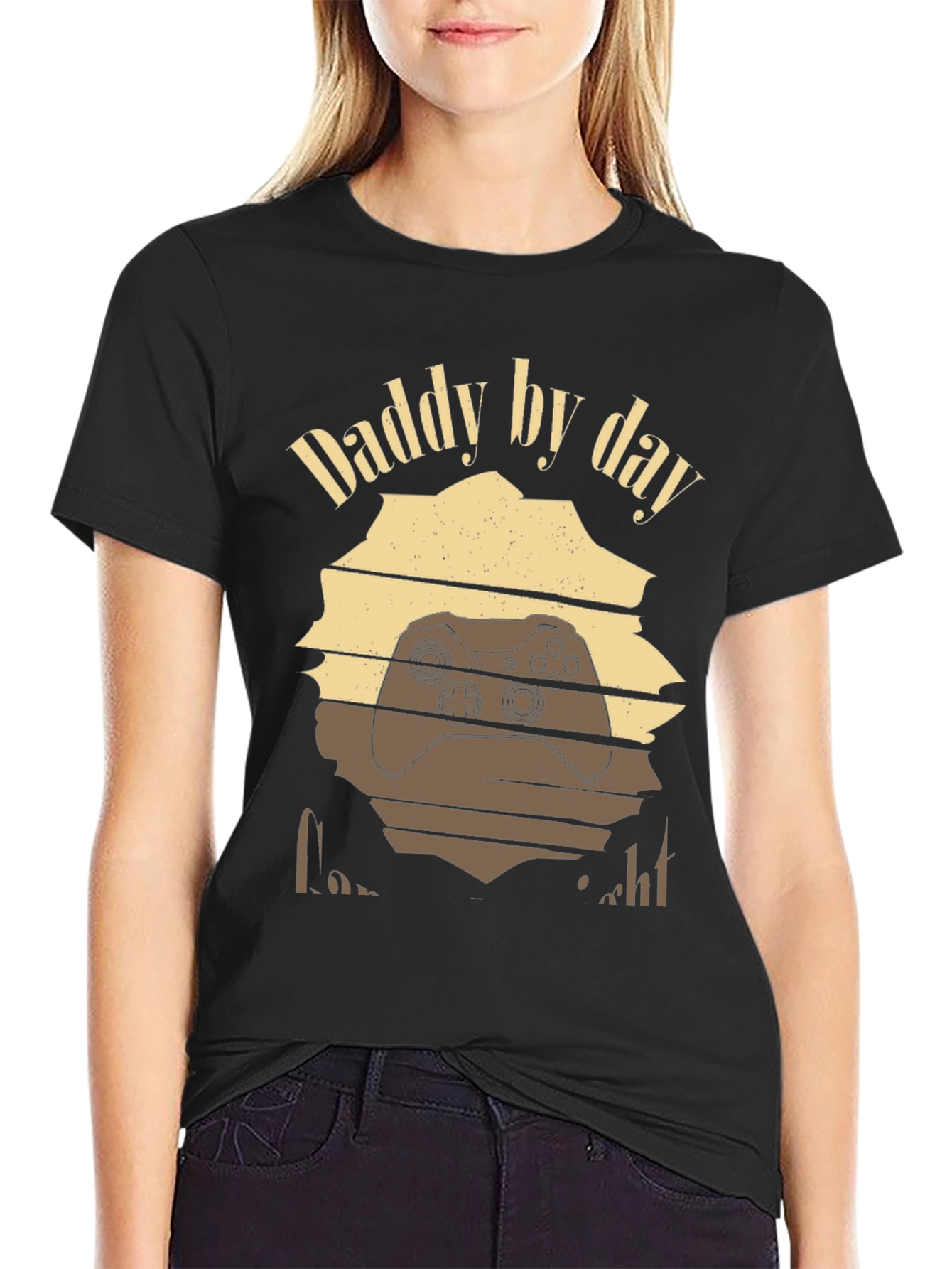 Daddy By Day Gamer By Night Graphic Tee