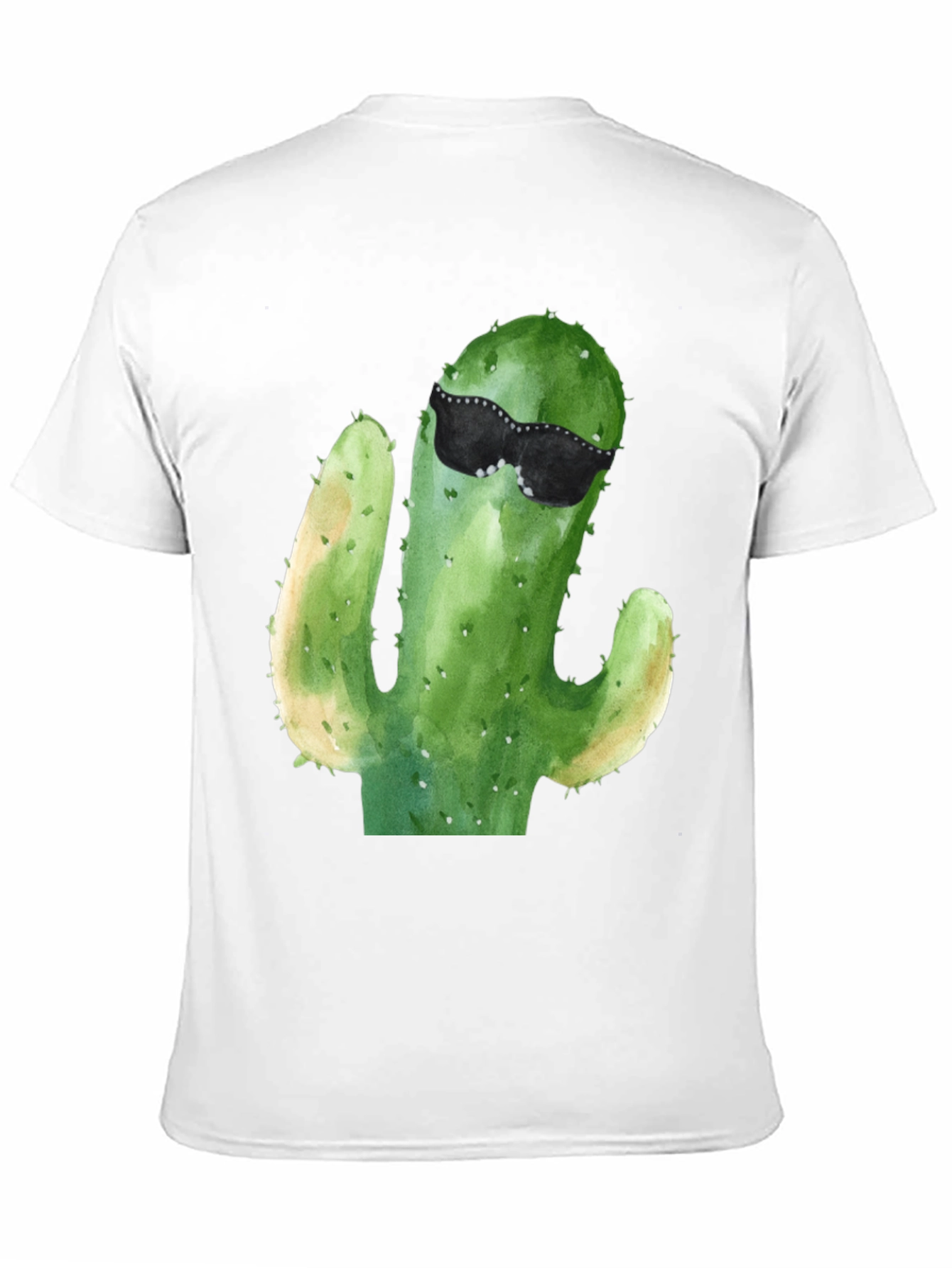 Cool Cactus T-Shirt - Mens Black Tee