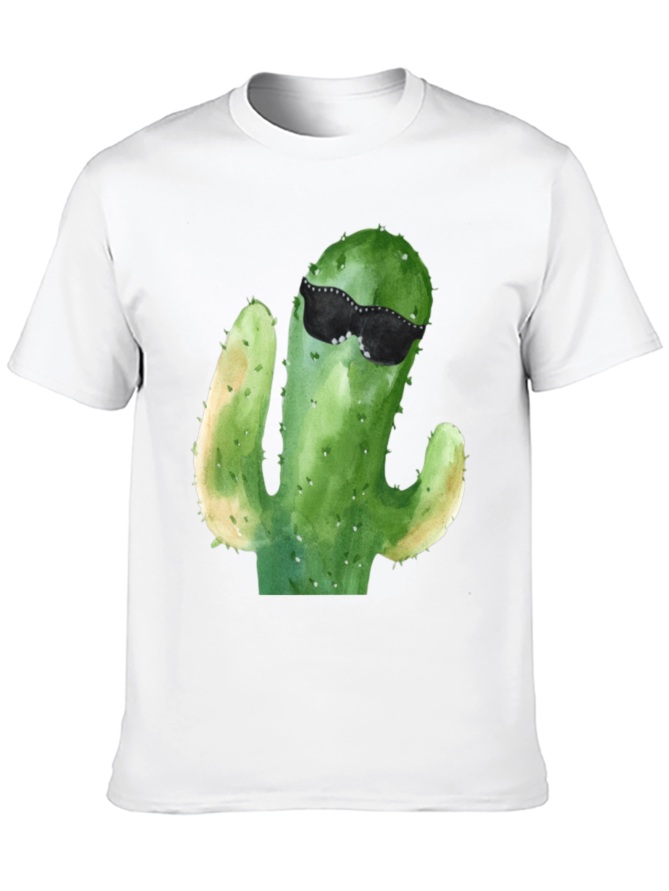 Cool Cactus T-Shirt - Mens Black Tee