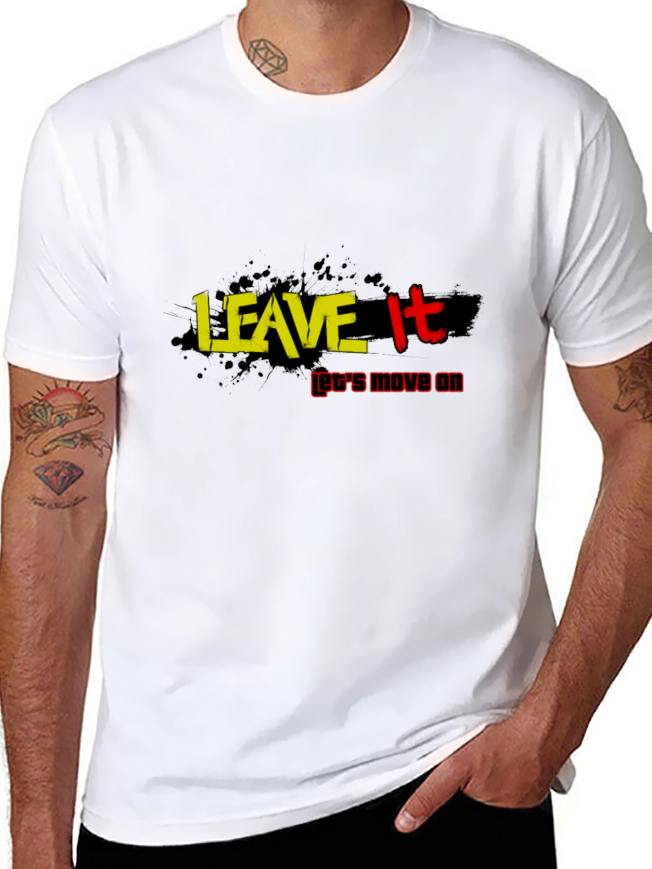 Leave It T-Shirt: Move On Inspirational Tee