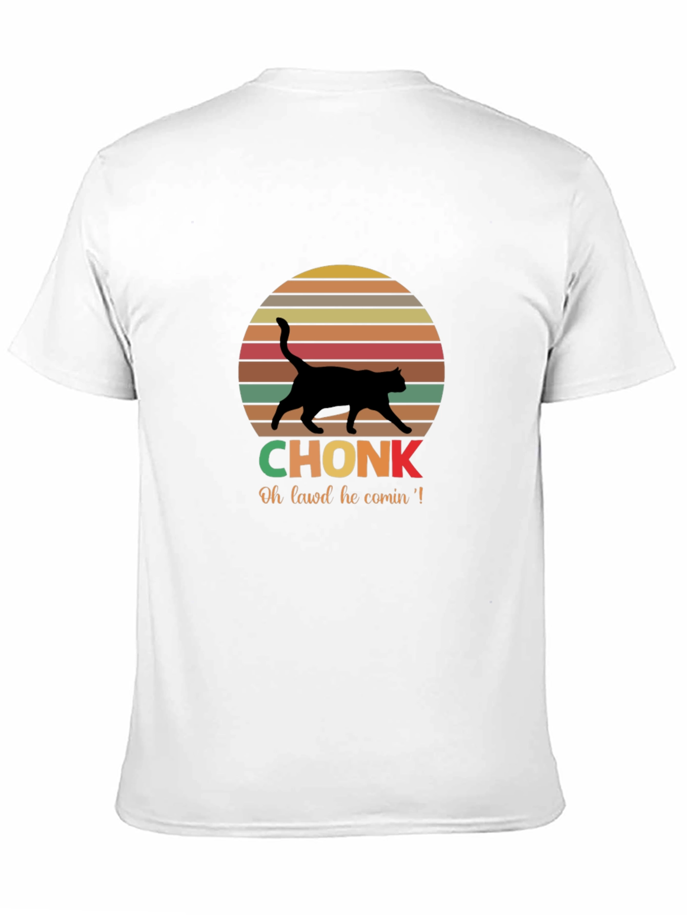 Chonk Cat Retro T-Shirt