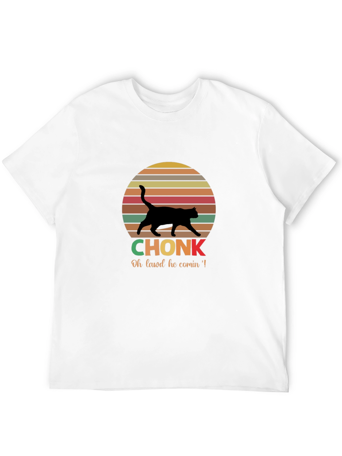 Chonk Cat Retro T-Shirt