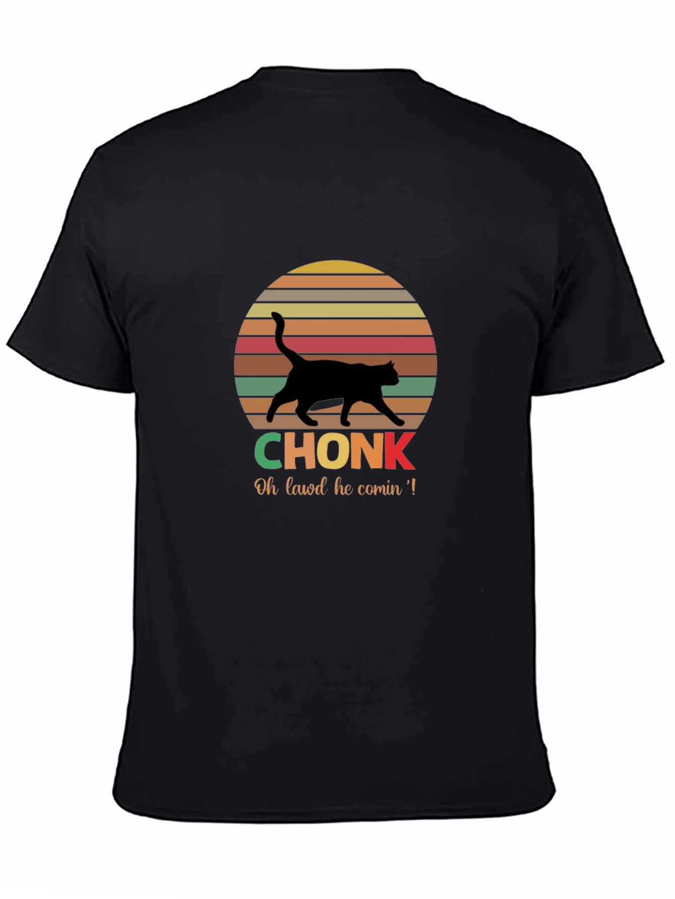 Chonk Cat Retro T-Shirt
