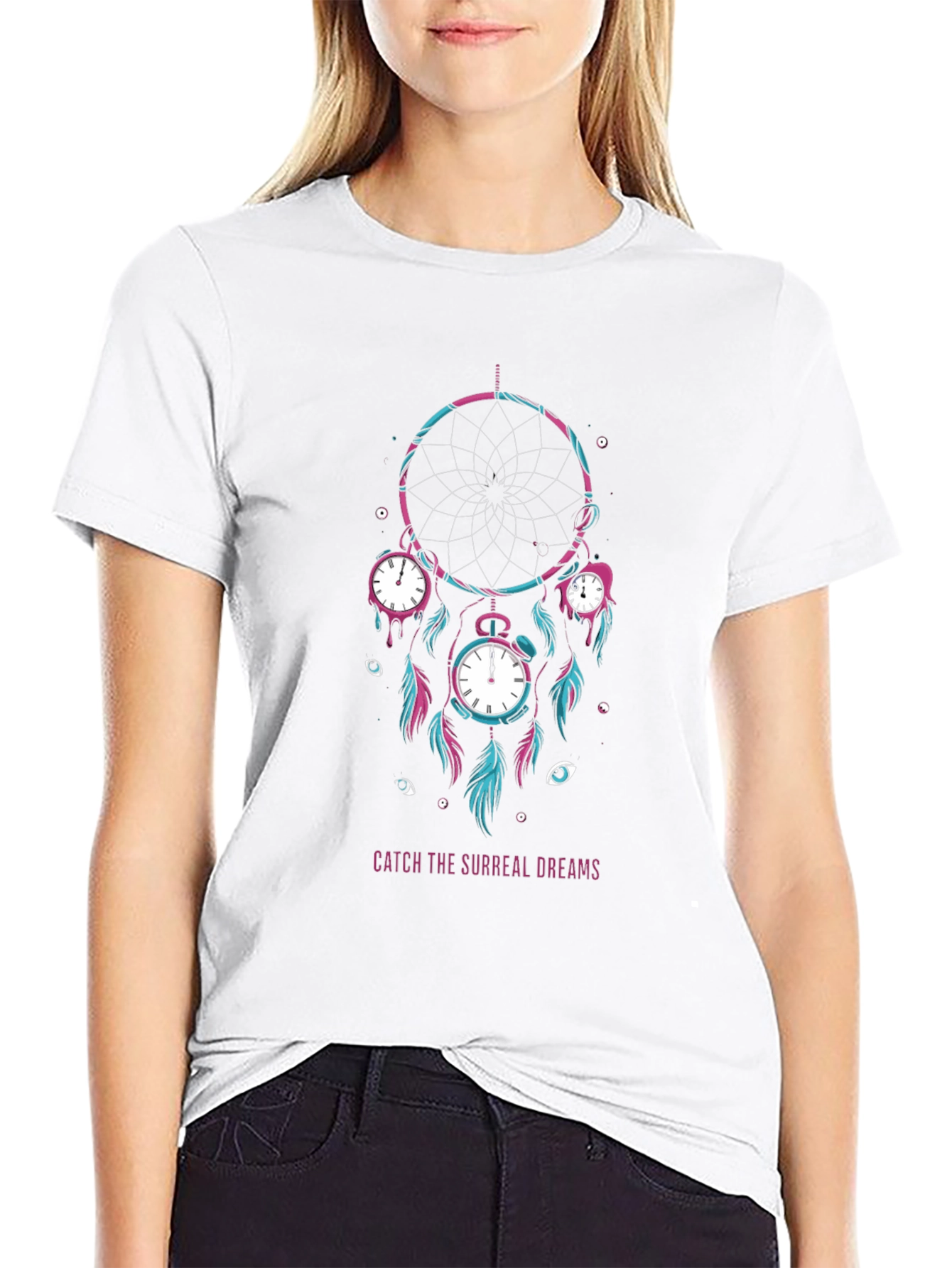 Surreal Dream Catcher Graphic T-Shirt