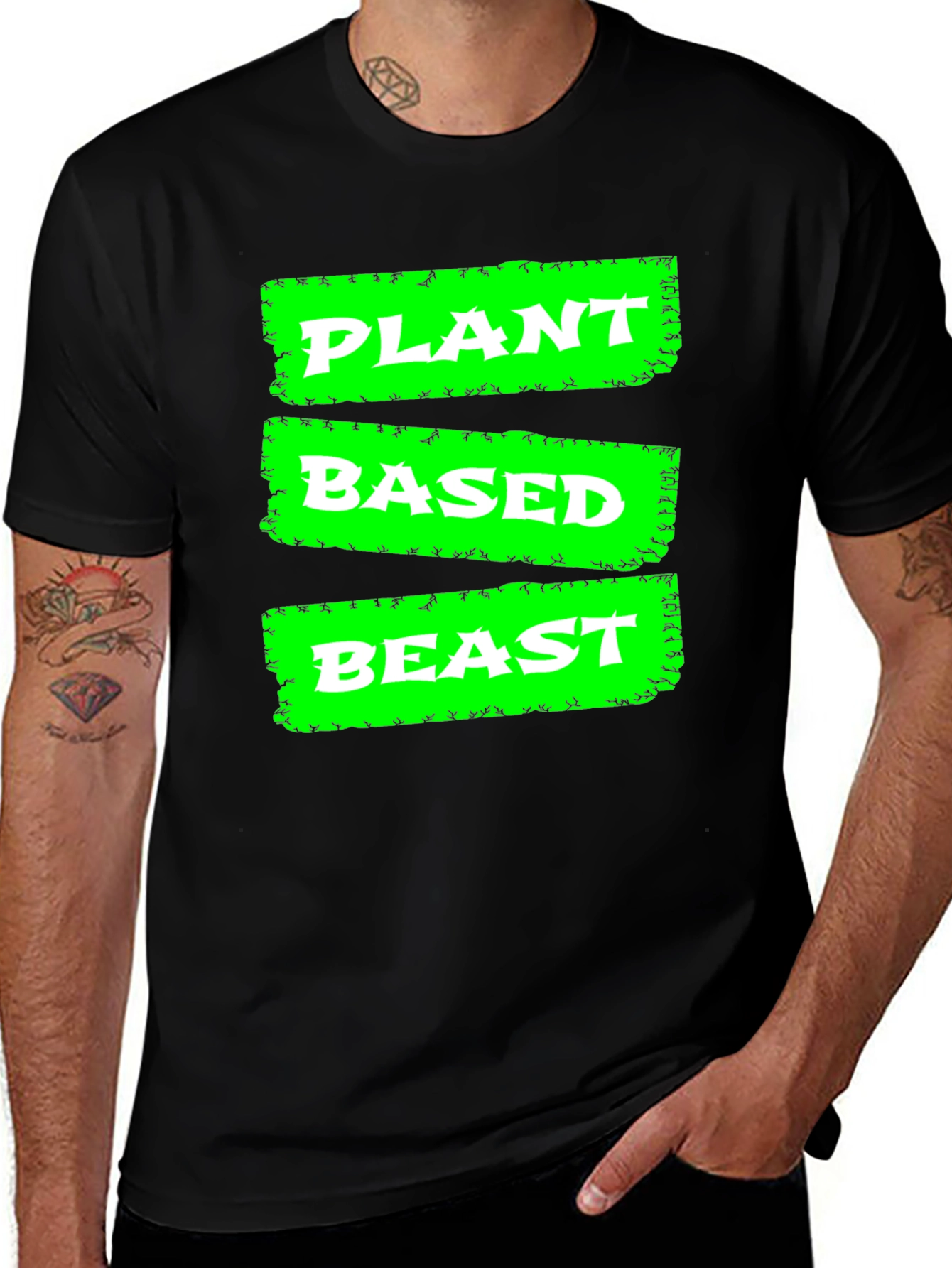 Plant Based Beast T-Shirt - Vegan Power!
