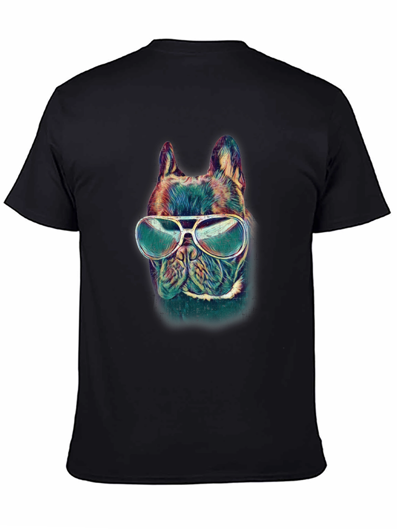 Cool Dog Graphic Tee - Black