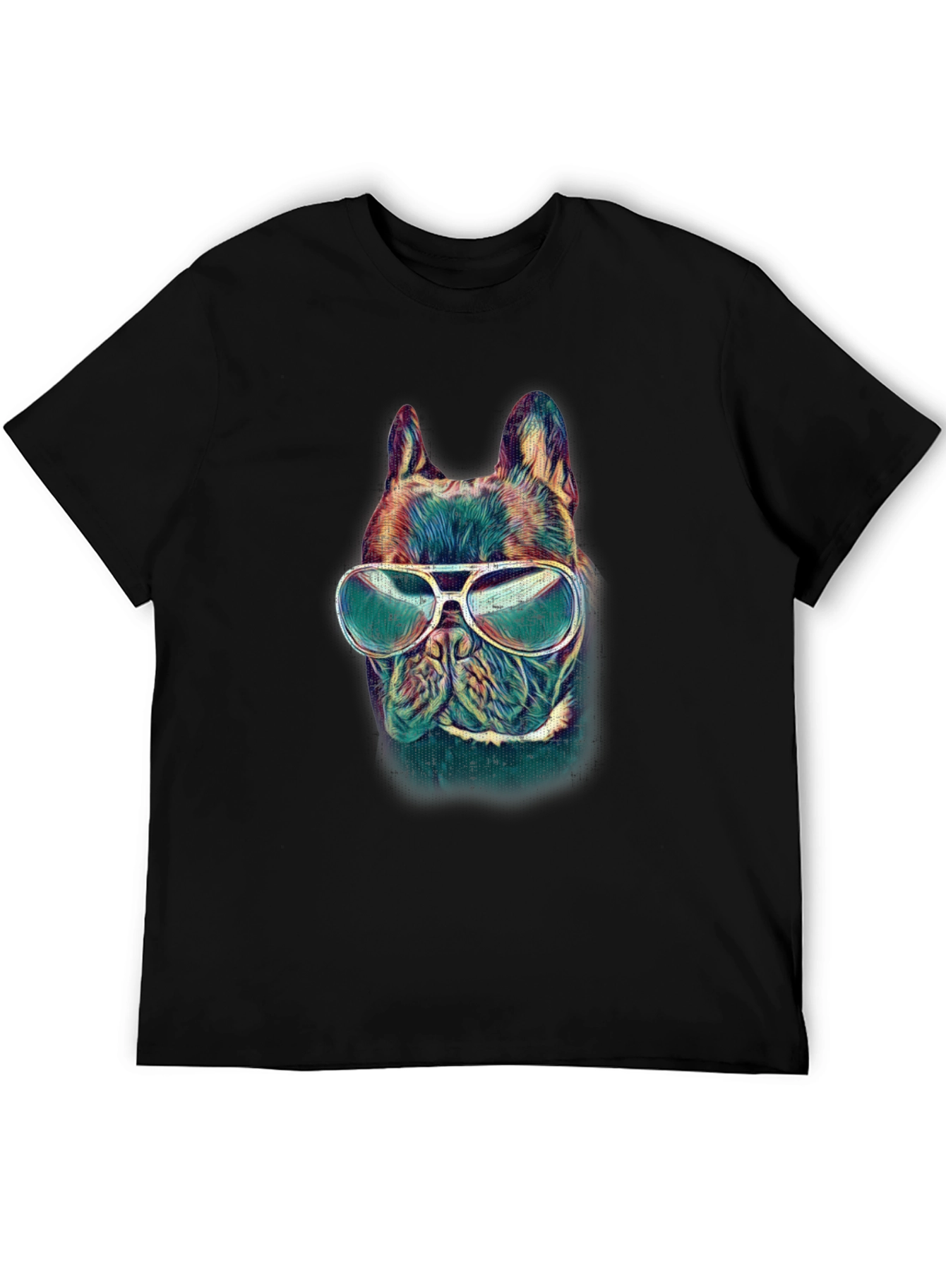 Cool Dog Graphic Tee - Black