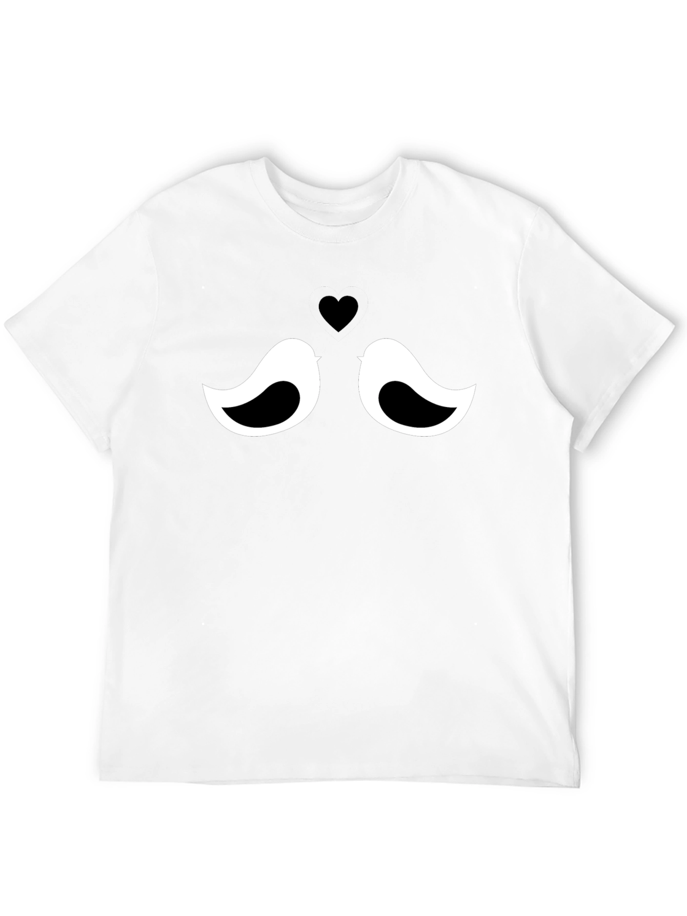 Love Birds Graphic T-Shirt - Unisex Casual Tee