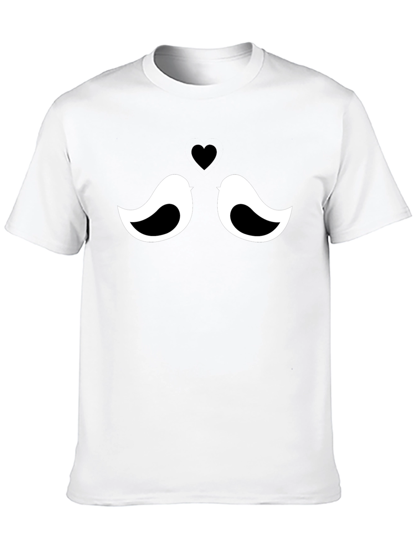 Love Birds Graphic T-Shirt - Unisex Casual Tee