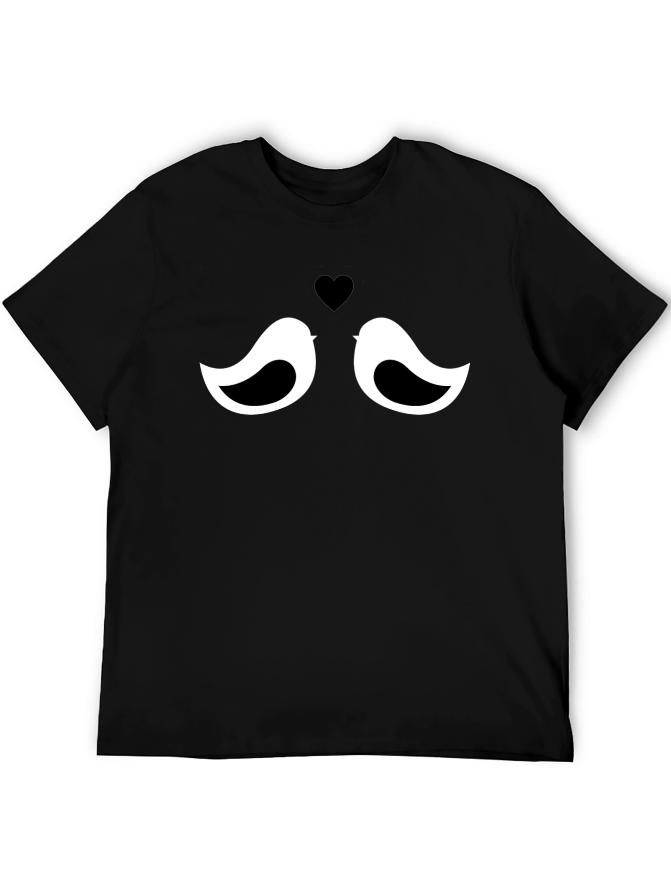 Love Birds Graphic T-Shirt - Unisex Casual Tee
