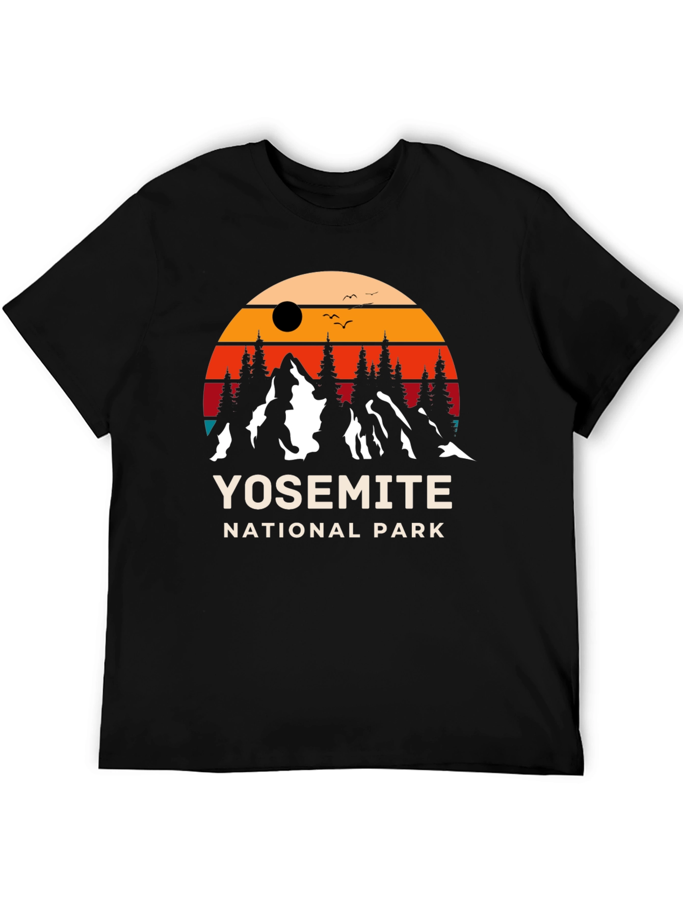 Yosemite National Park Retro Graphic T-Shirt