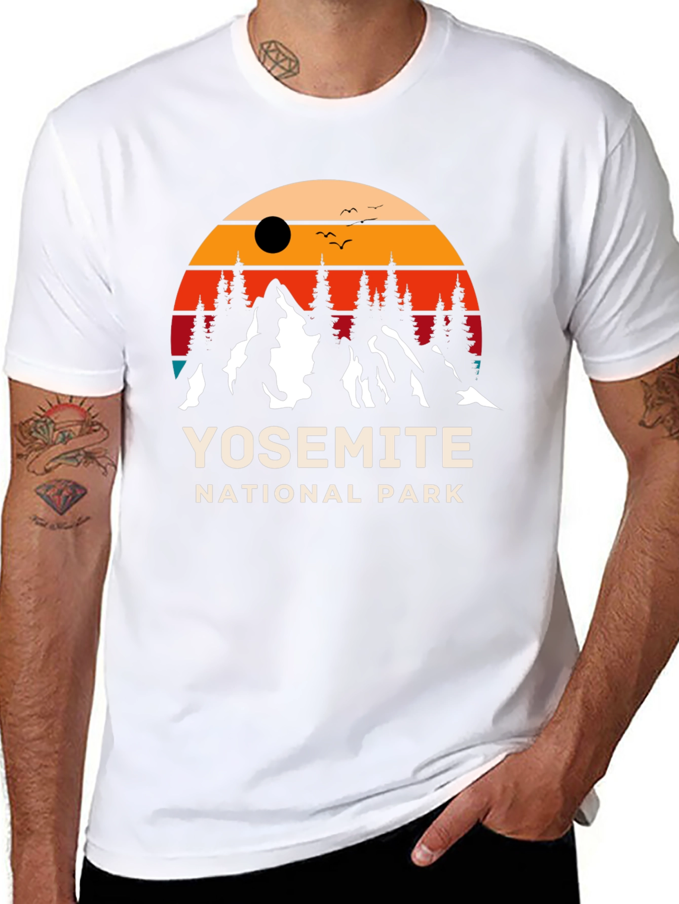Yosemite National Park Retro Graphic T-Shirt