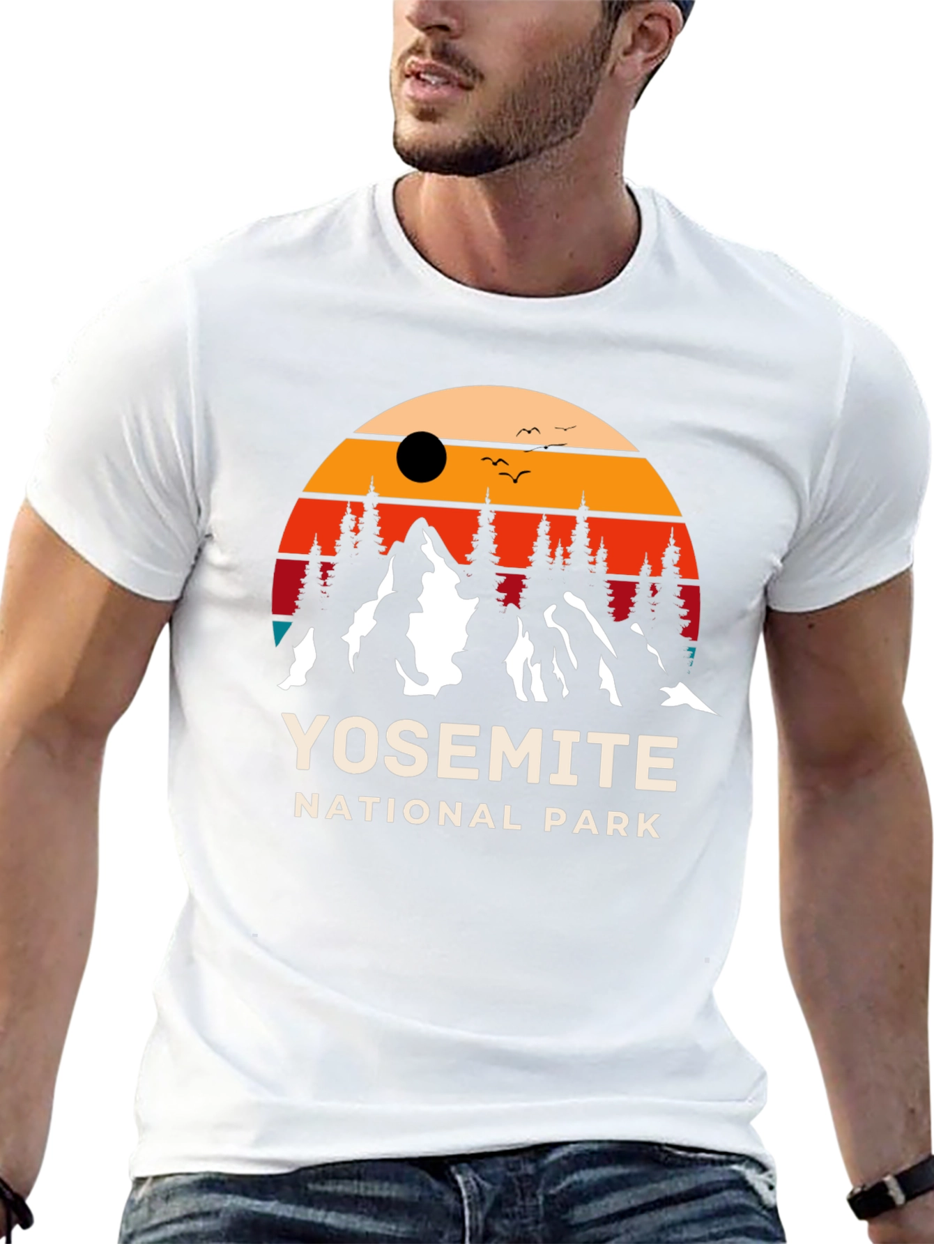 Yosemite National Park Retro Graphic T-Shirt