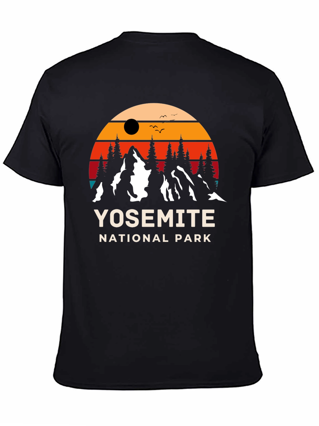 Yosemite National Park Retro Graphic T-Shirt