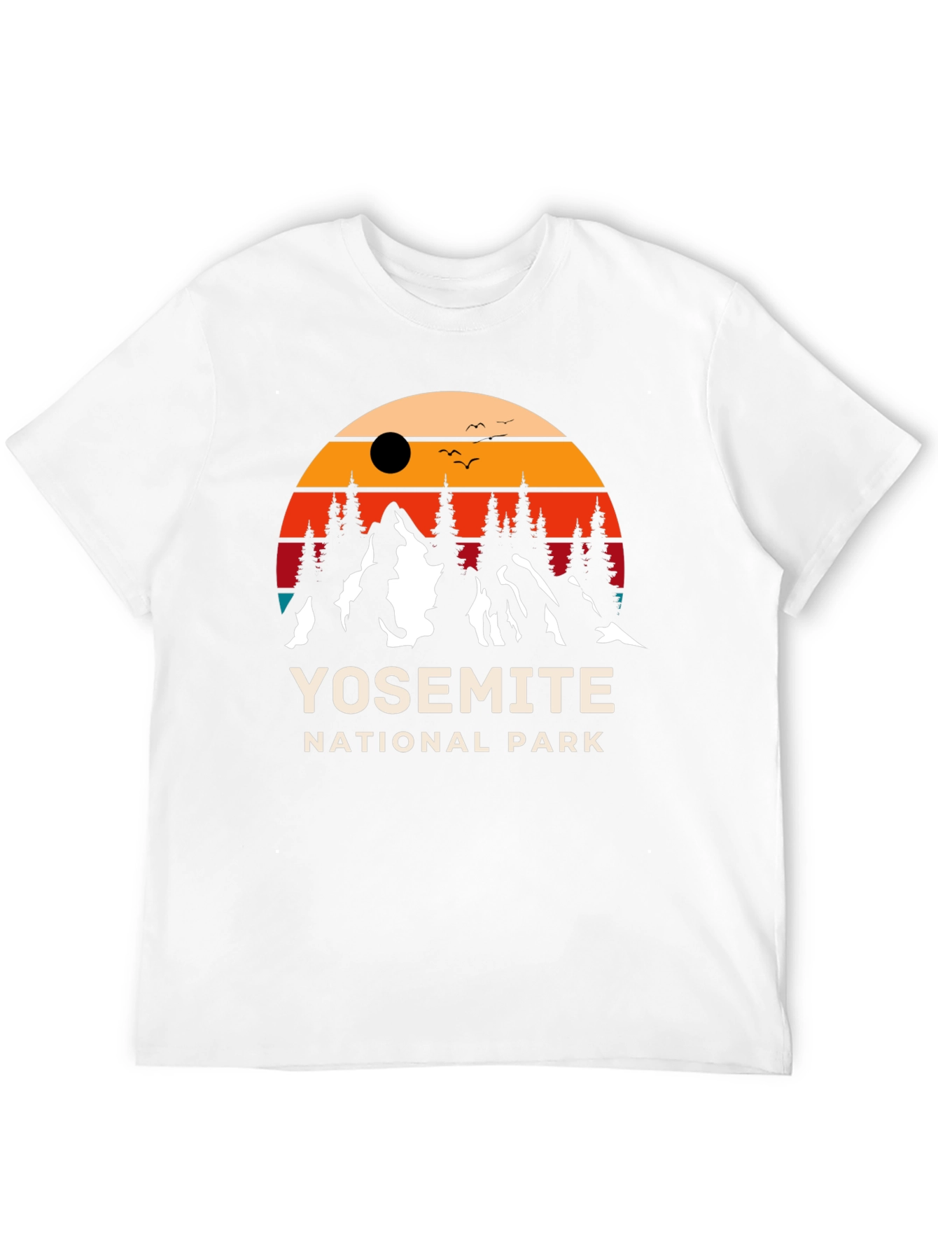 Yosemite National Park Retro Graphic T-Shirt