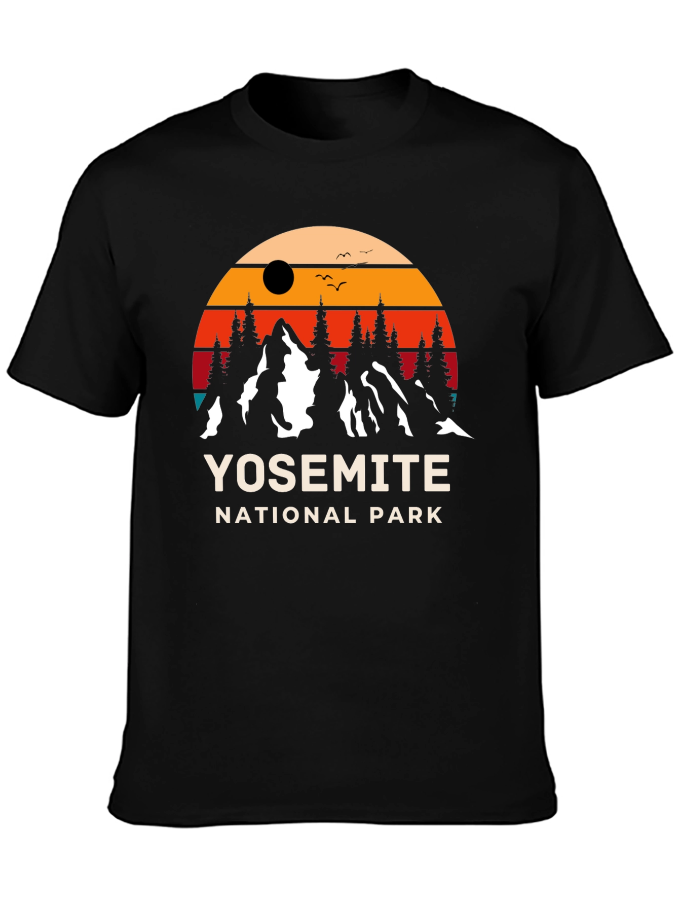 Yosemite National Park Retro Graphic T-Shirt