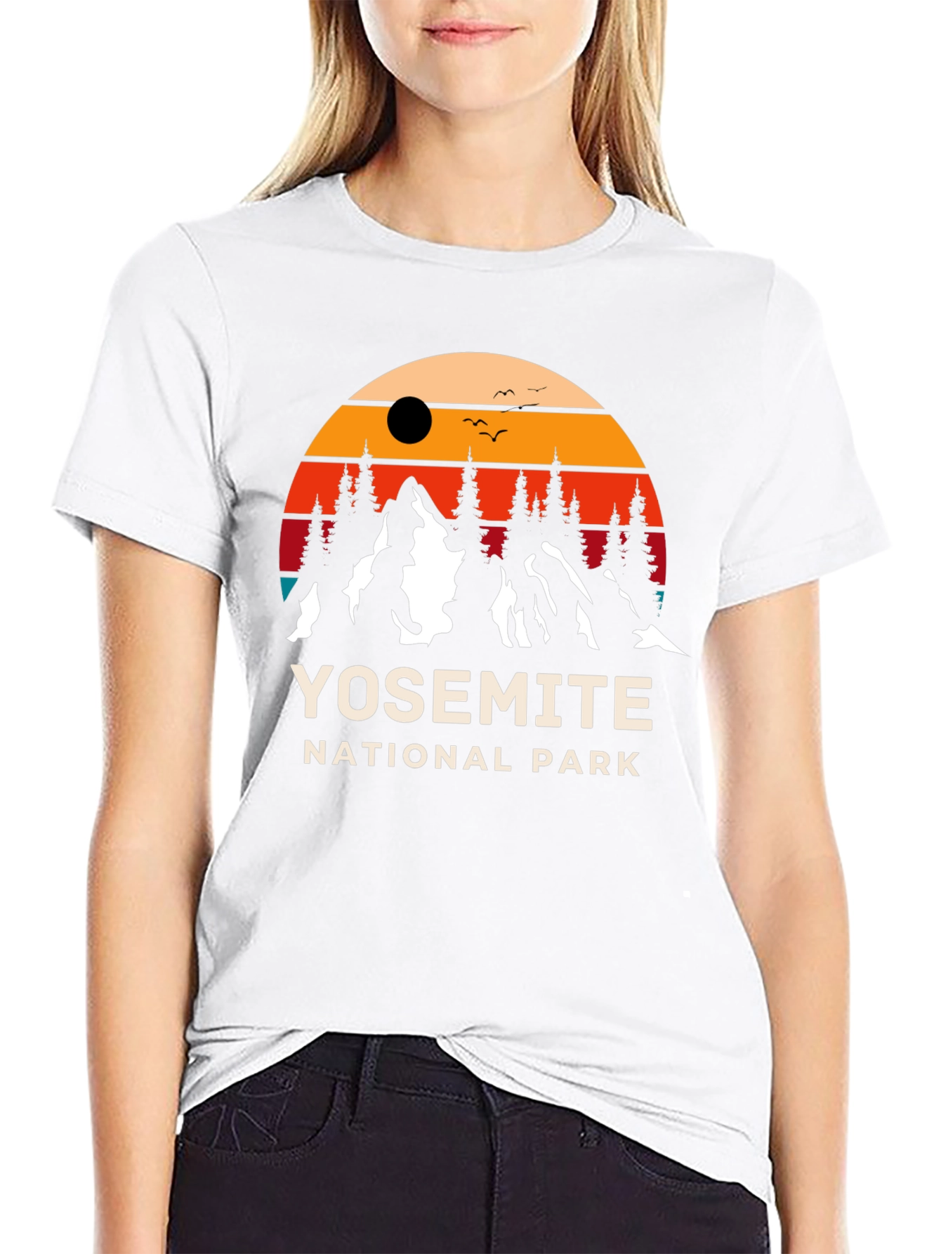 Yosemite National Park Retro Graphic T-Shirt