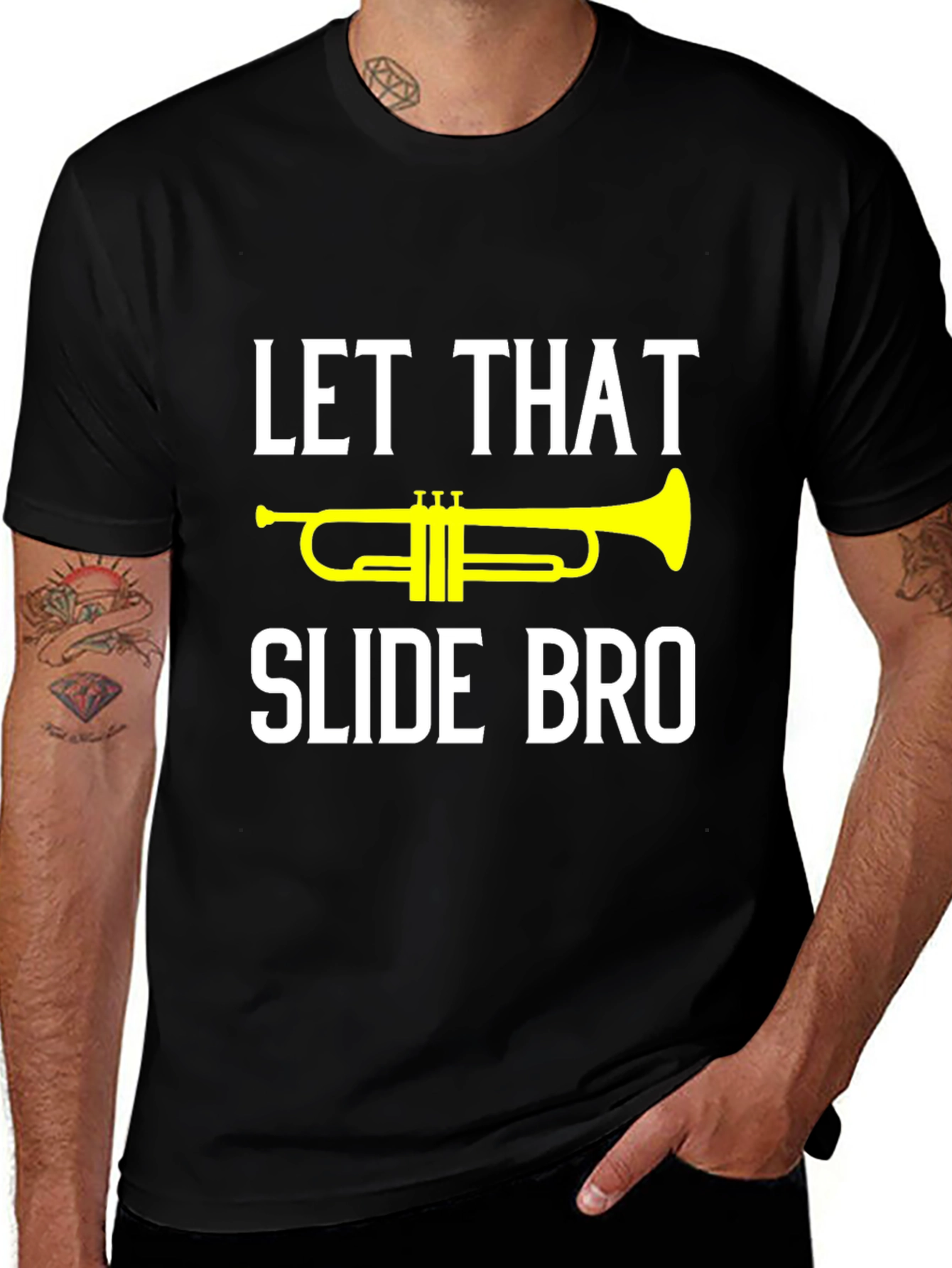 Let That Slide Bro Trumpet T-Shirt