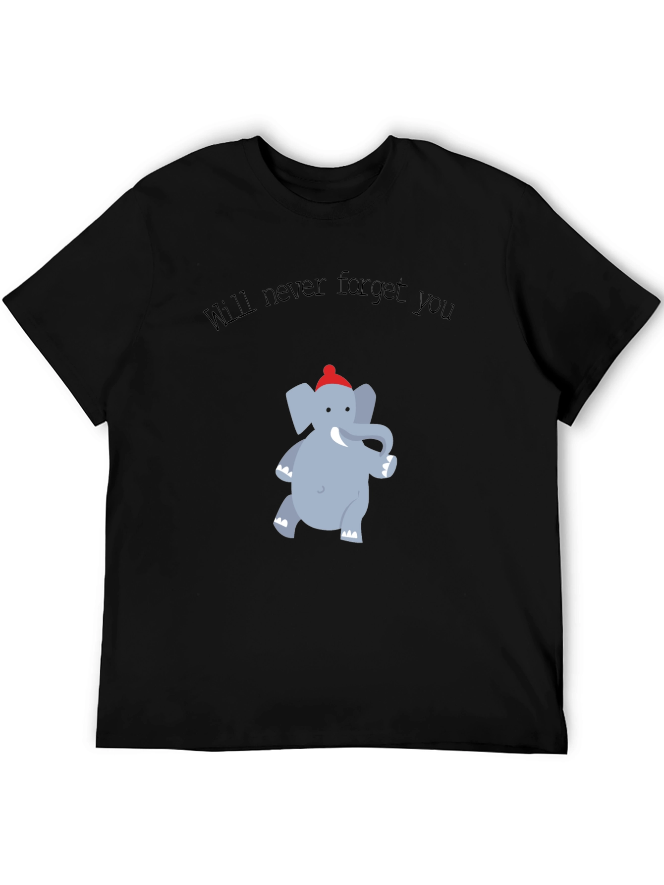 Cute Elephant Graphic T-Shirt