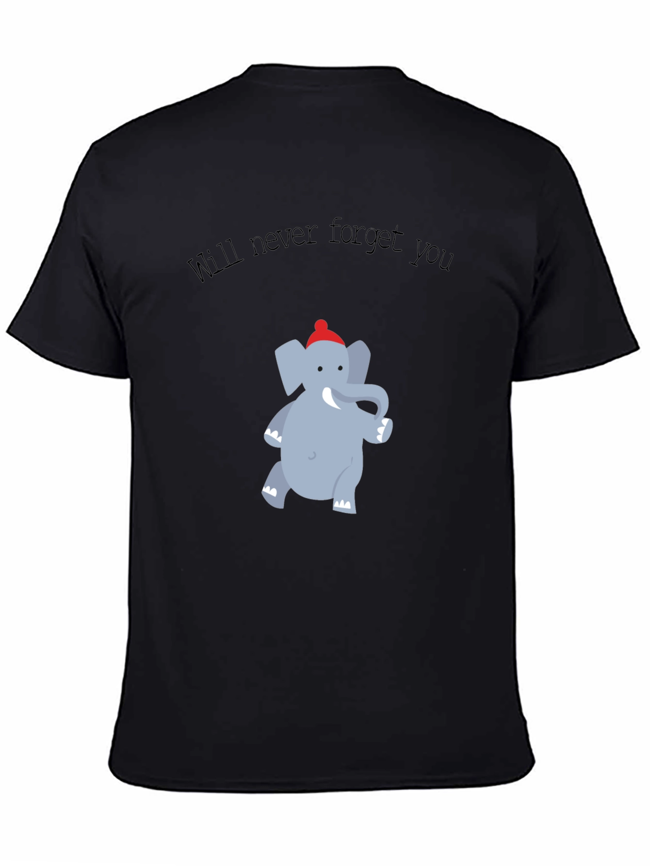 Cute Elephant Graphic T-Shirt