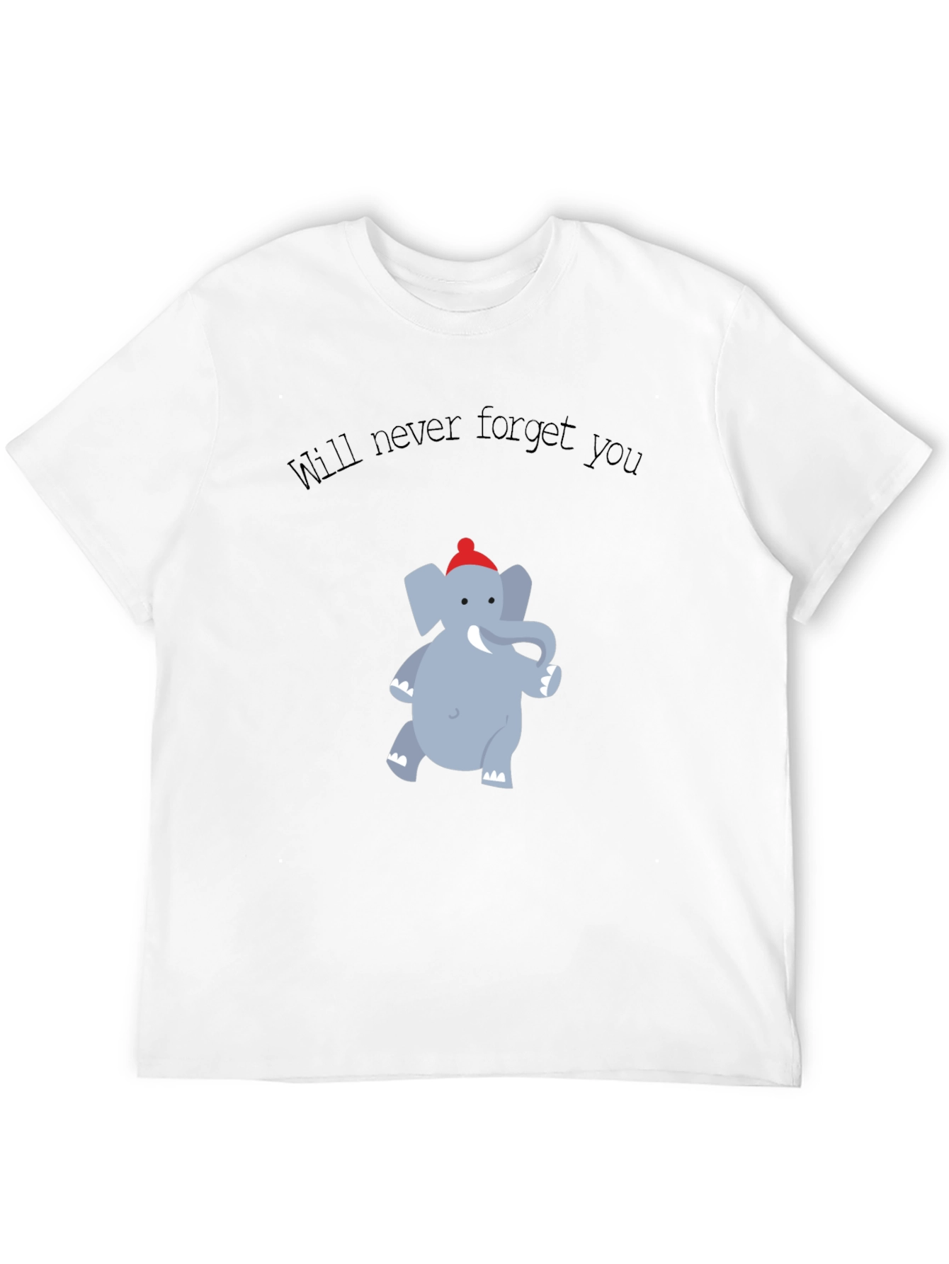 Cute Elephant Graphic T-Shirt