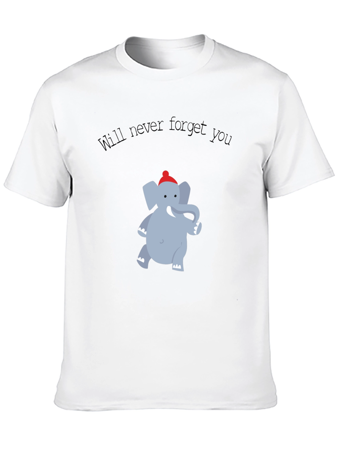 Cute Elephant Graphic T-Shirt