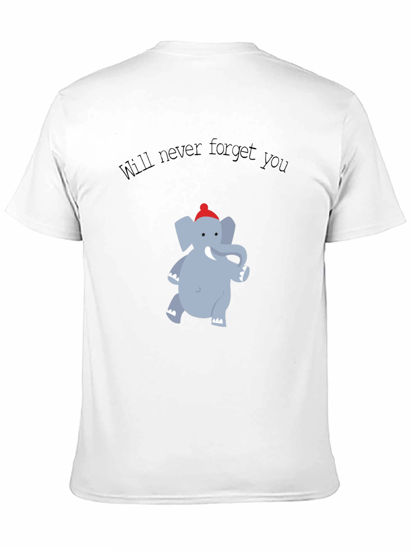 Cute Elephant Graphic T-Shirt