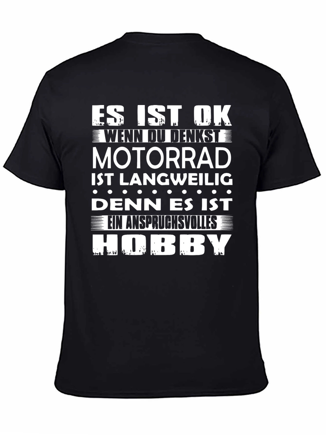 Motorrad Hobby T-Shirt - Funny Biker Tee