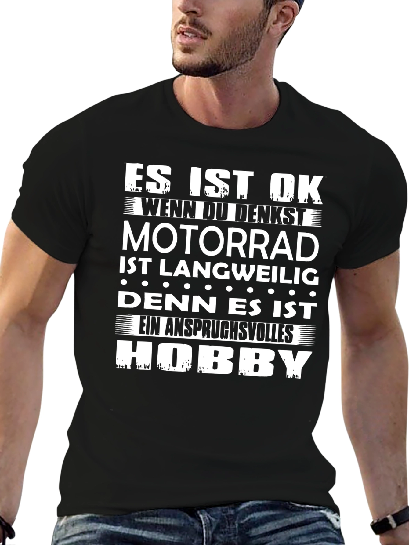 Motorrad Hobby T-Shirt - Funny Biker Tee