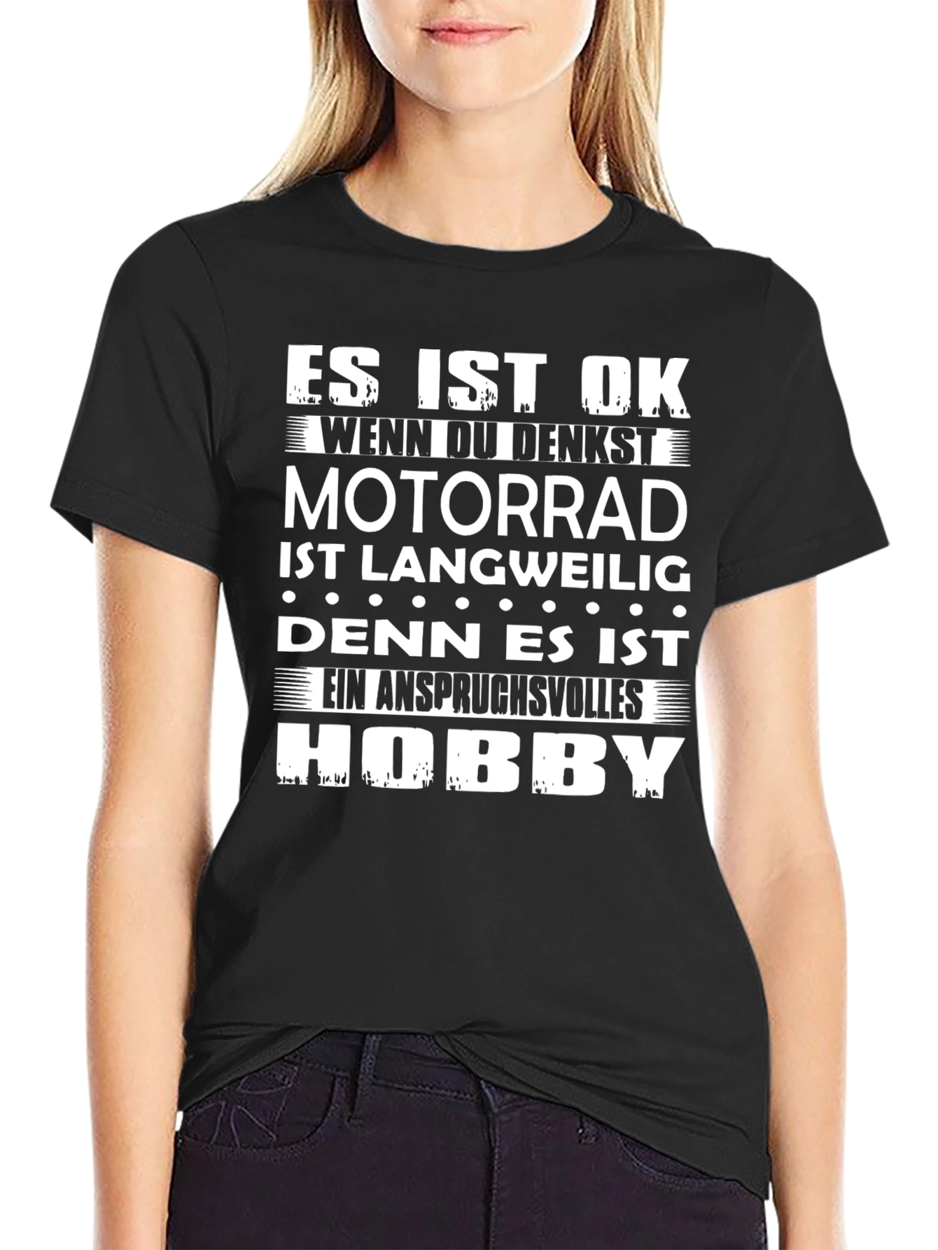 Motorrad Hobby T-Shirt - Funny Biker Tee