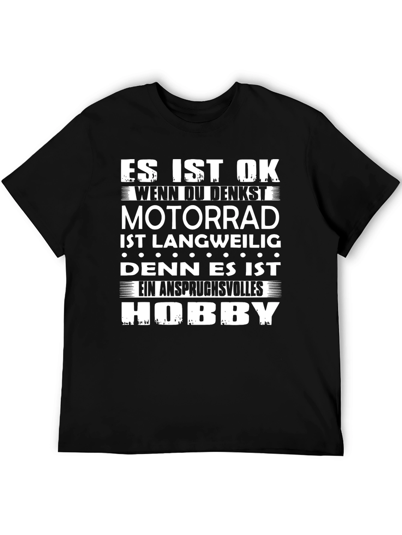 Motorrad Hobby T-Shirt - Funny Biker Tee