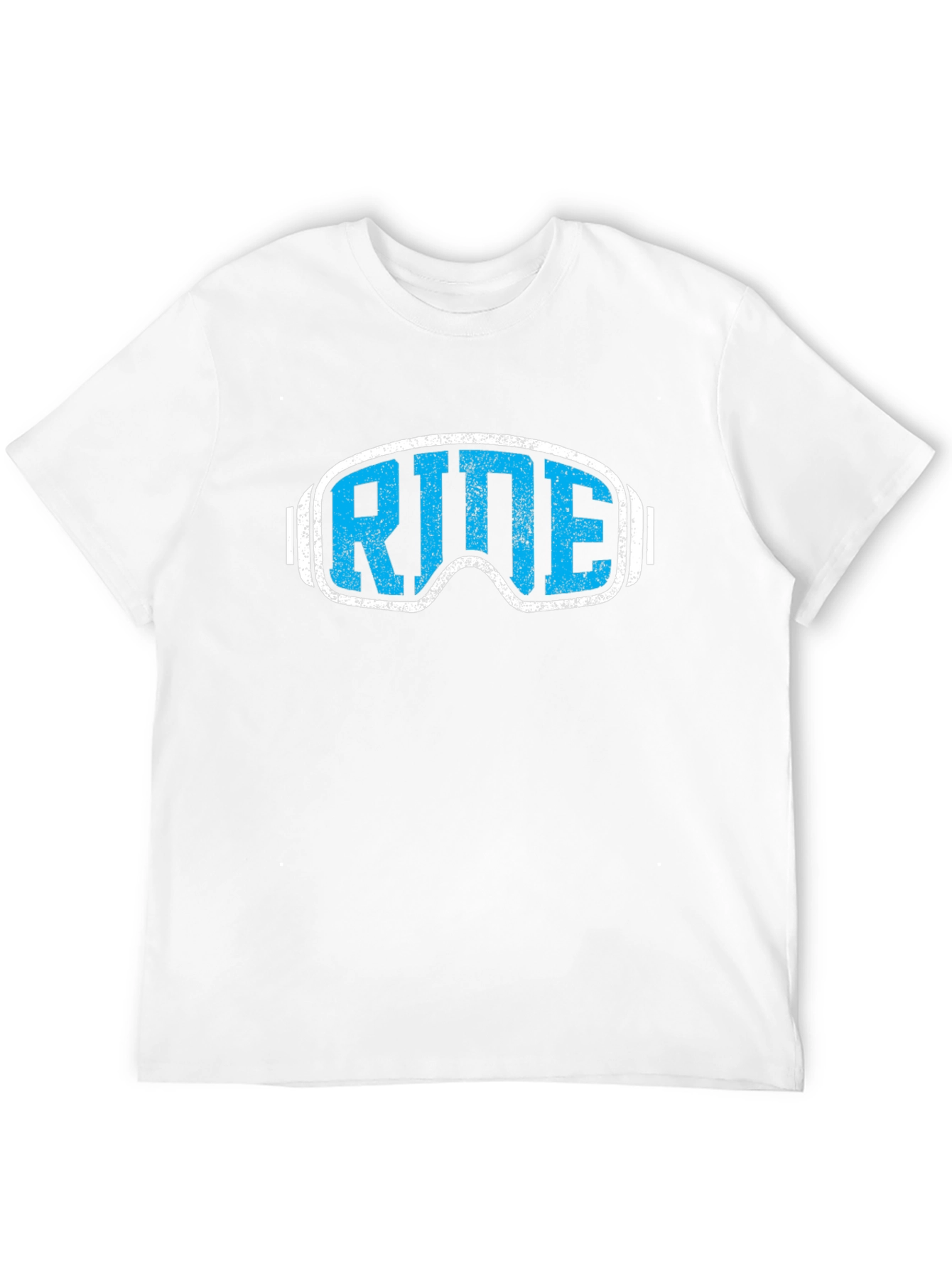 Ride Goggles Graphic Tee - Black Cotton