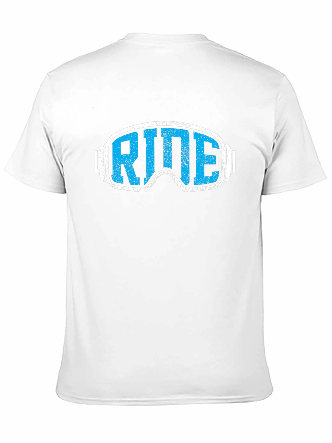 Ride Goggles Graphic Tee - Black Cotton
