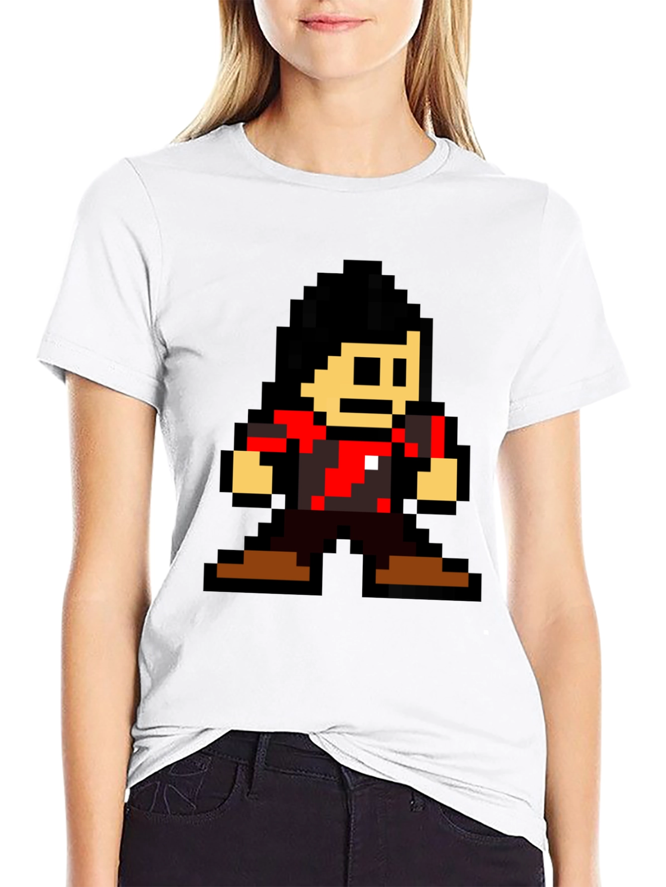 Retro Pixel Graphic T-Shirt