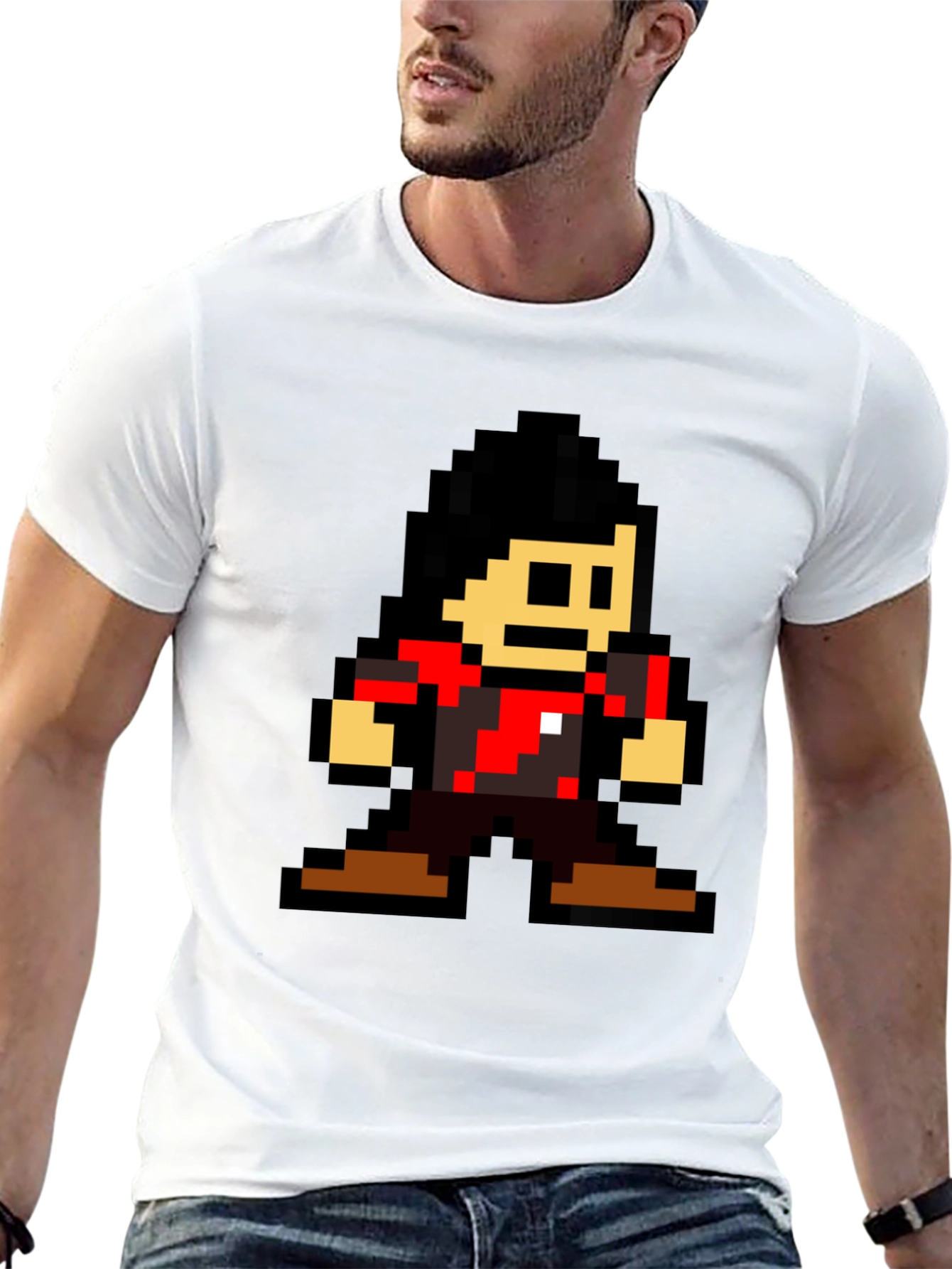 Retro Pixel Graphic T-Shirt