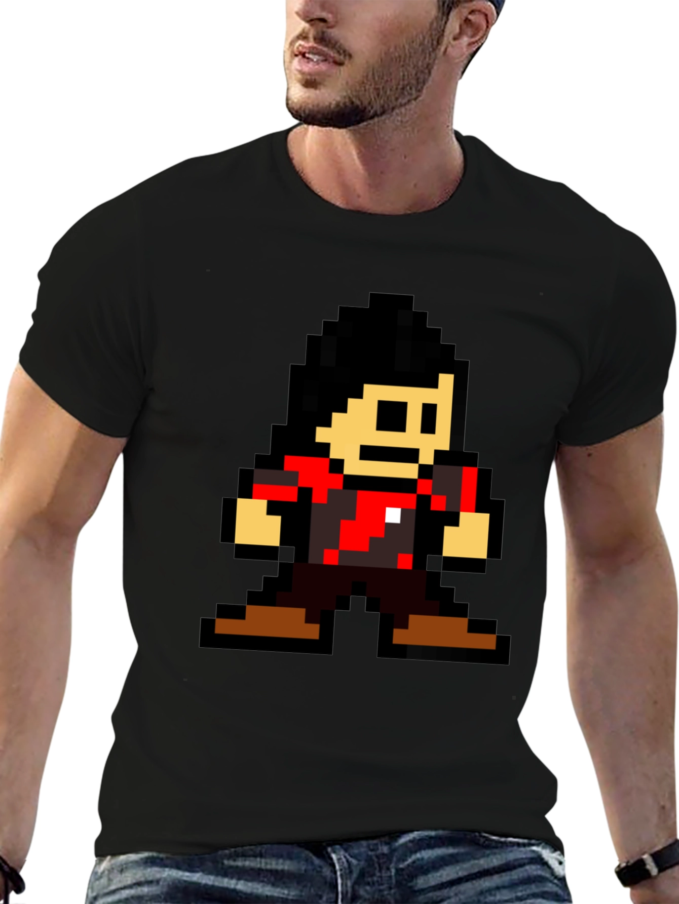 Retro Pixel Graphic T-Shirt