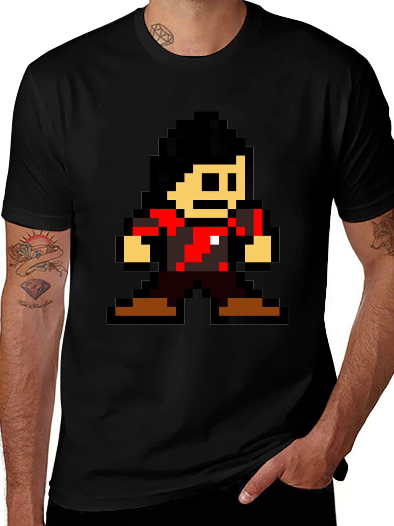 Retro Pixel Graphic T-Shirt