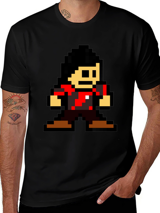 Retro Pixel Graphic T-Shirt