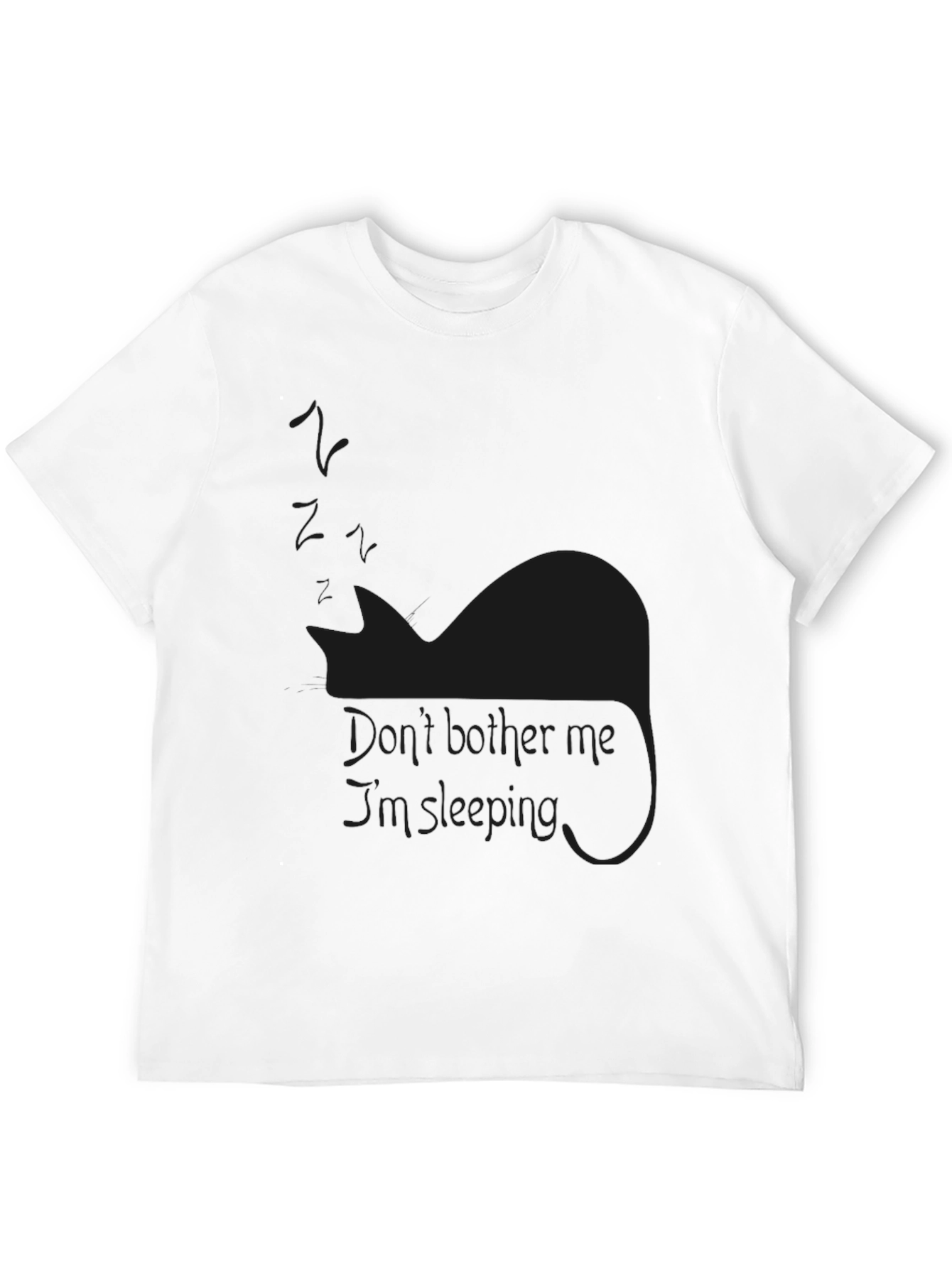 Dont Bother Me Sleeping Cat T-Shirt