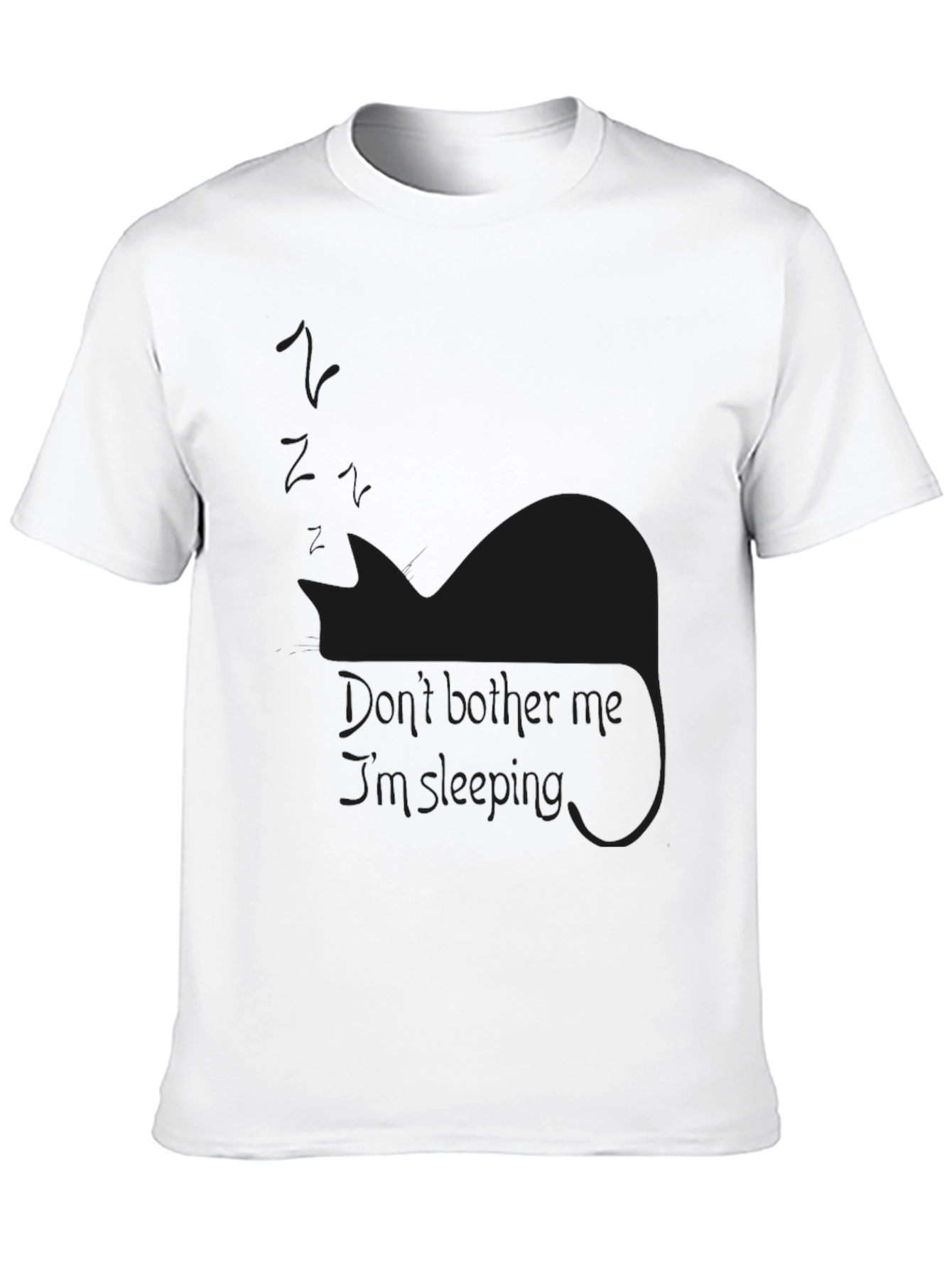 Dont Bother Me Sleeping Cat T-Shirt
