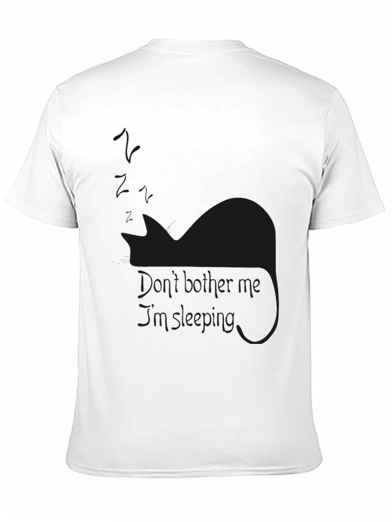 Dont Bother Me Sleeping Cat T-Shirt
