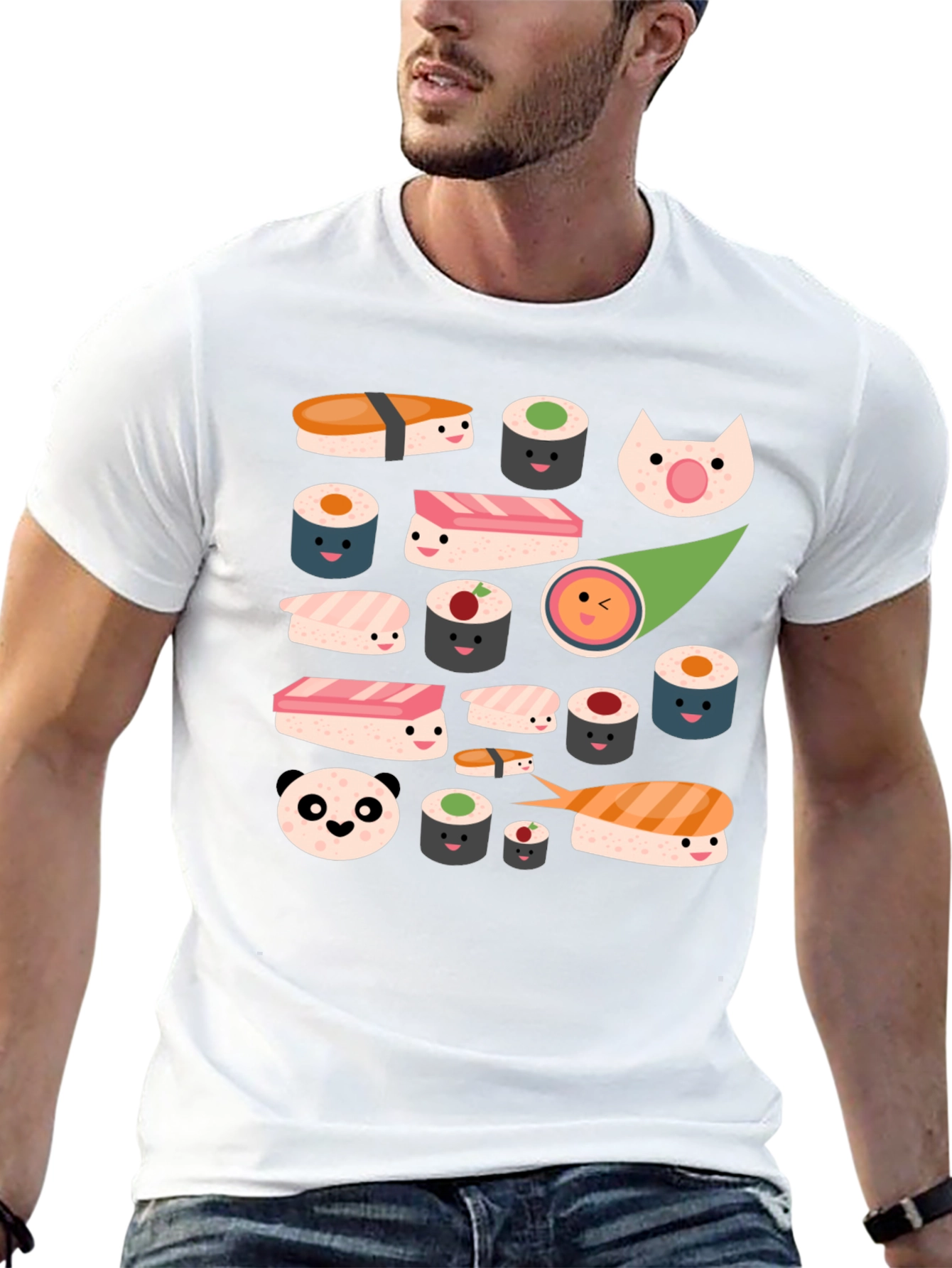 Sushi Fun Graphic T-Shirt